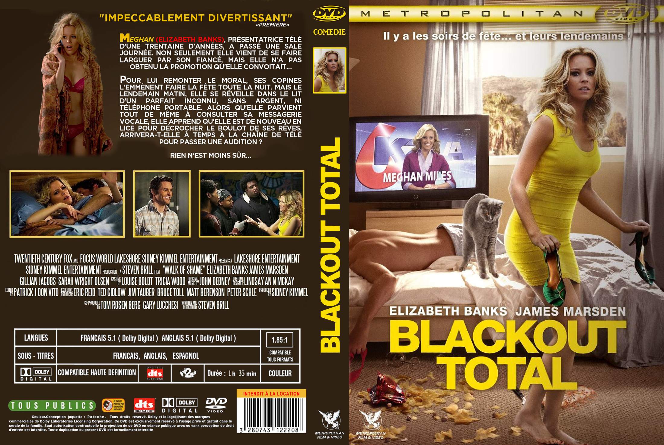 Jaquette DVD Blackout Total custom v2