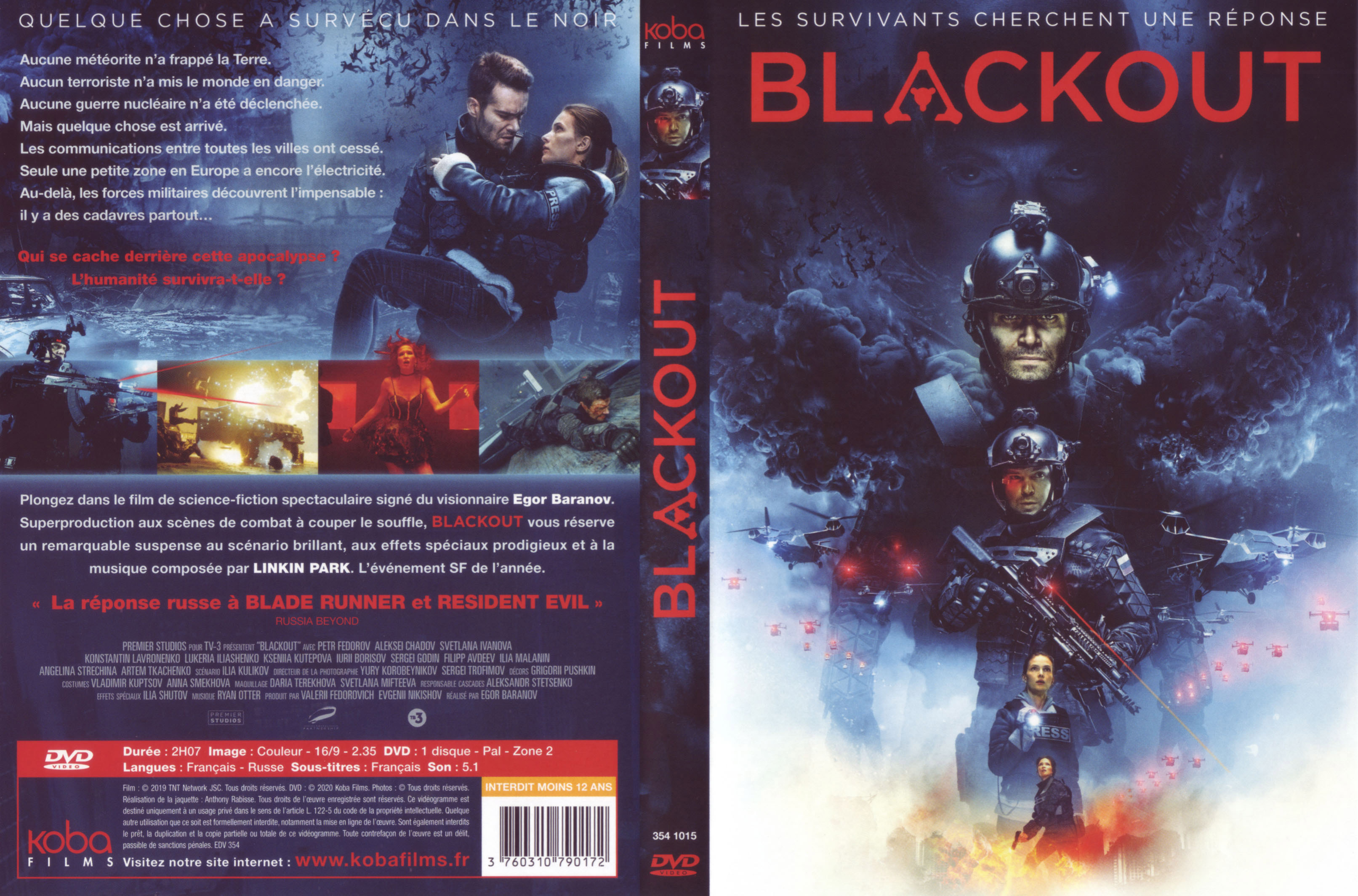 Jaquette DVD Blackout (2019)