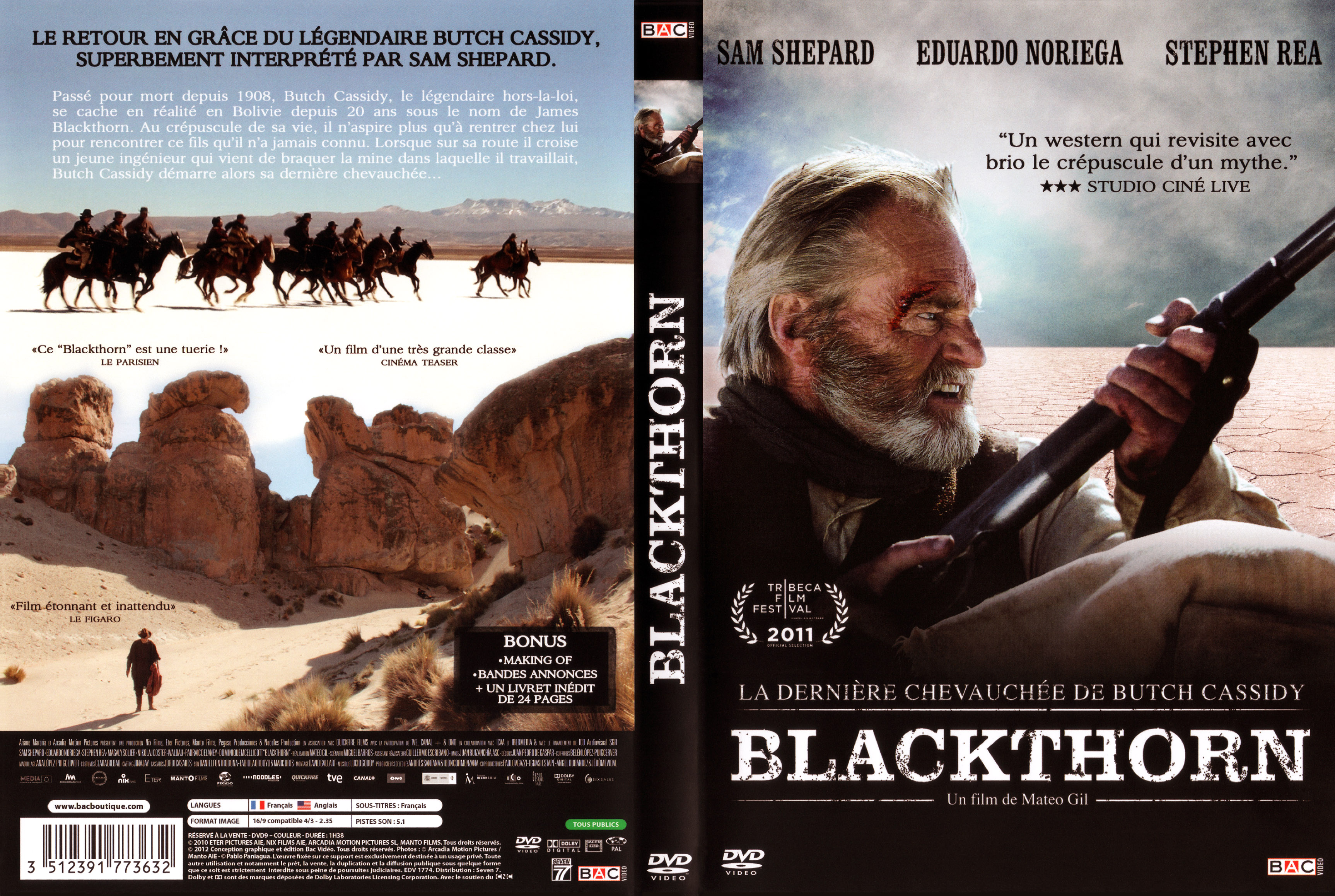 Jaquette DVD Blackthorn