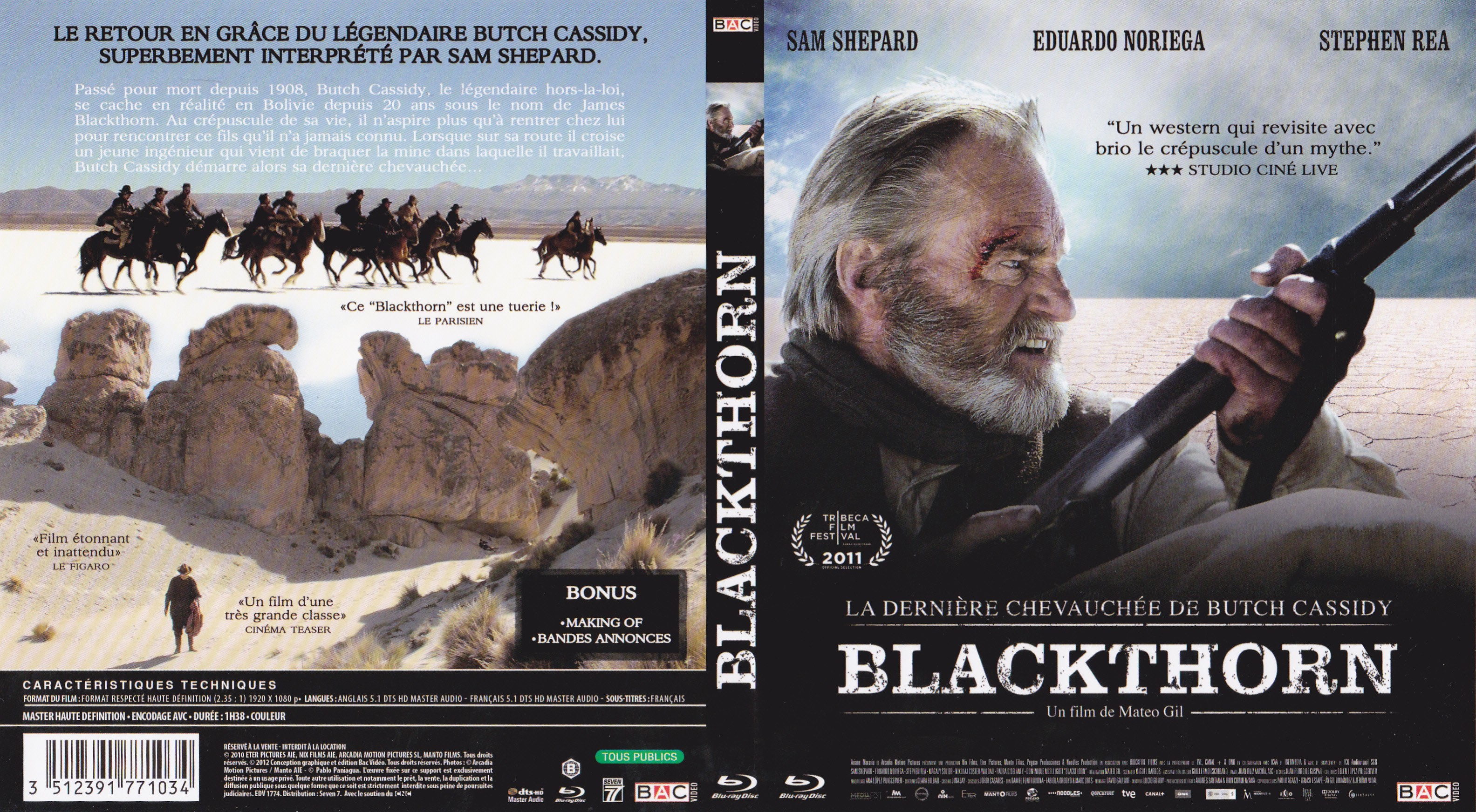 Jaquette DVD Blackthorn (BLU-RAY)