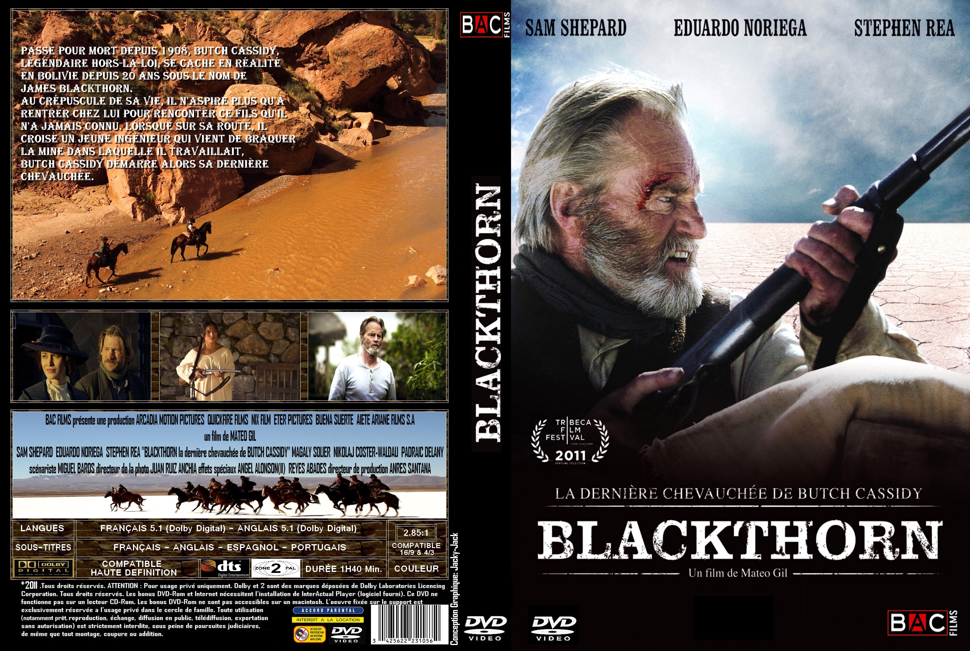 Jaquette DVD Blackthorn custom