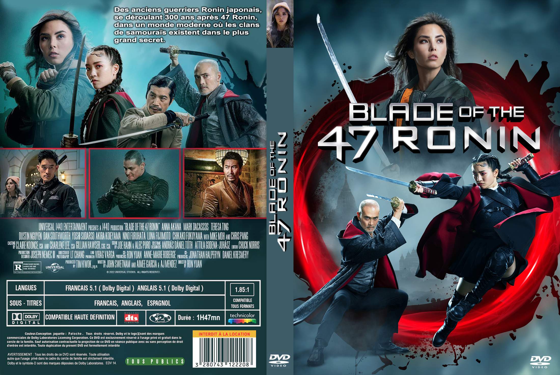Jaquette DVD Blade Of The 47 Ronin custom