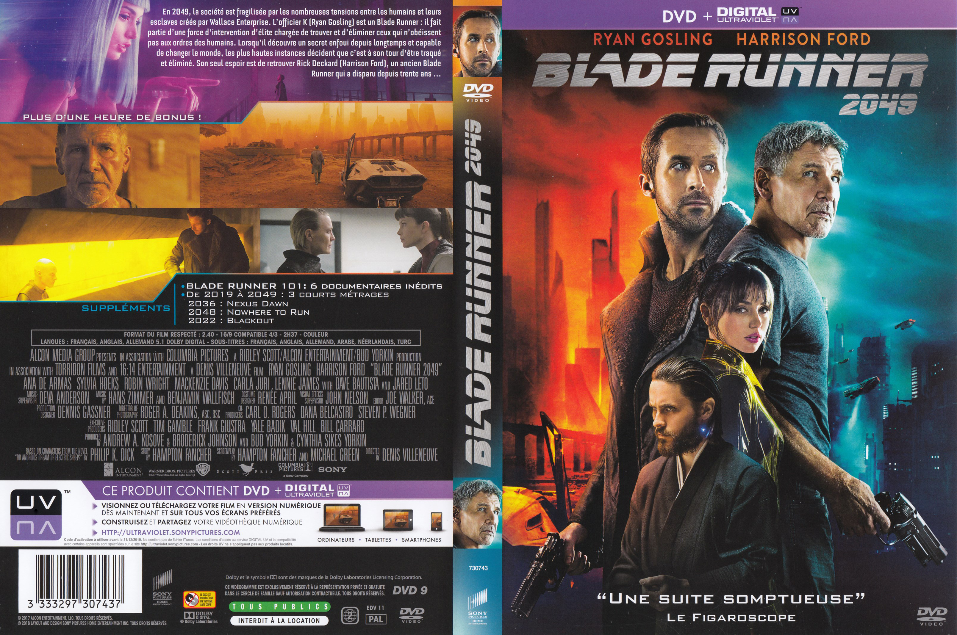 Jaquette DVD Blade Runner 2049