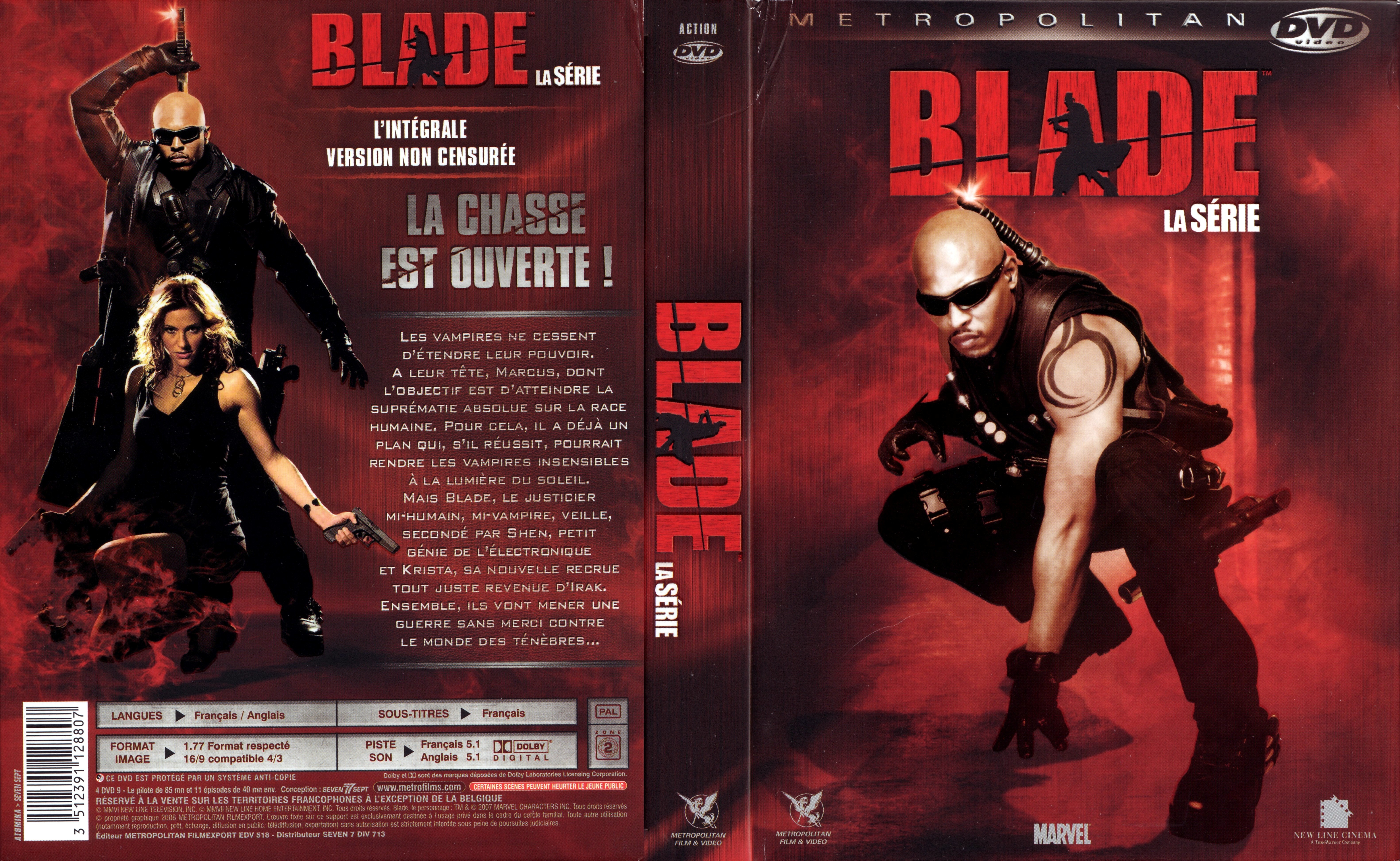 Jaquette DVD Blade la srie (l