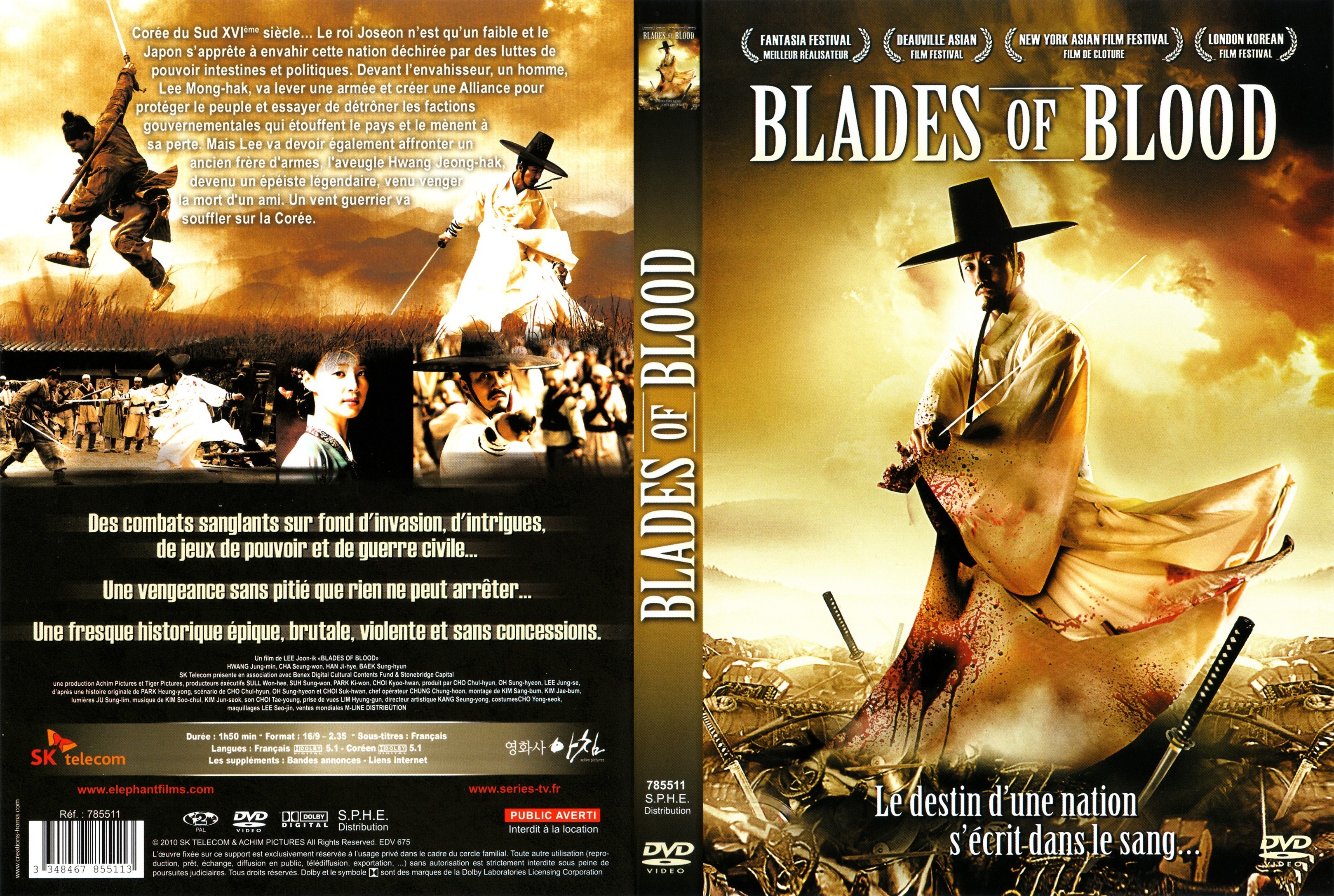 Jaquette DVD Blades of blood