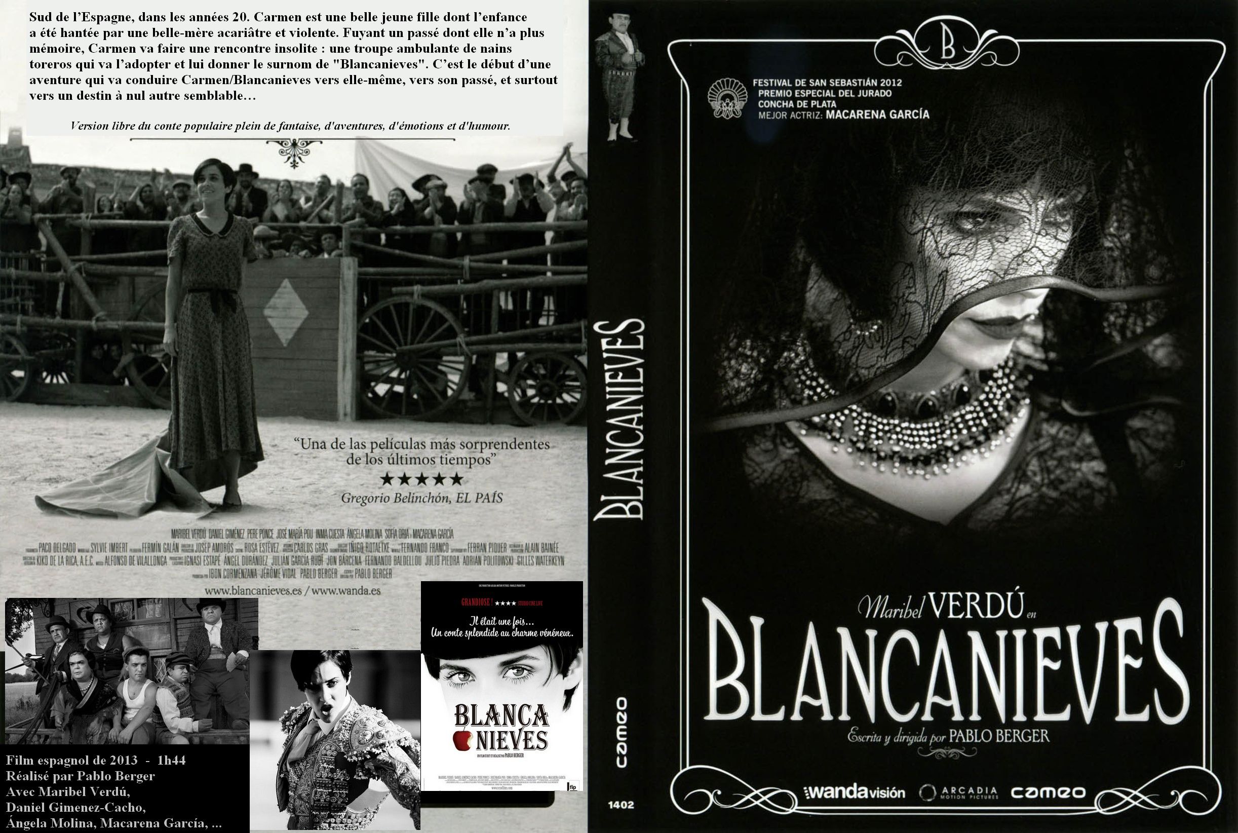 Jaquette DVD Blancanieves (2013) custom