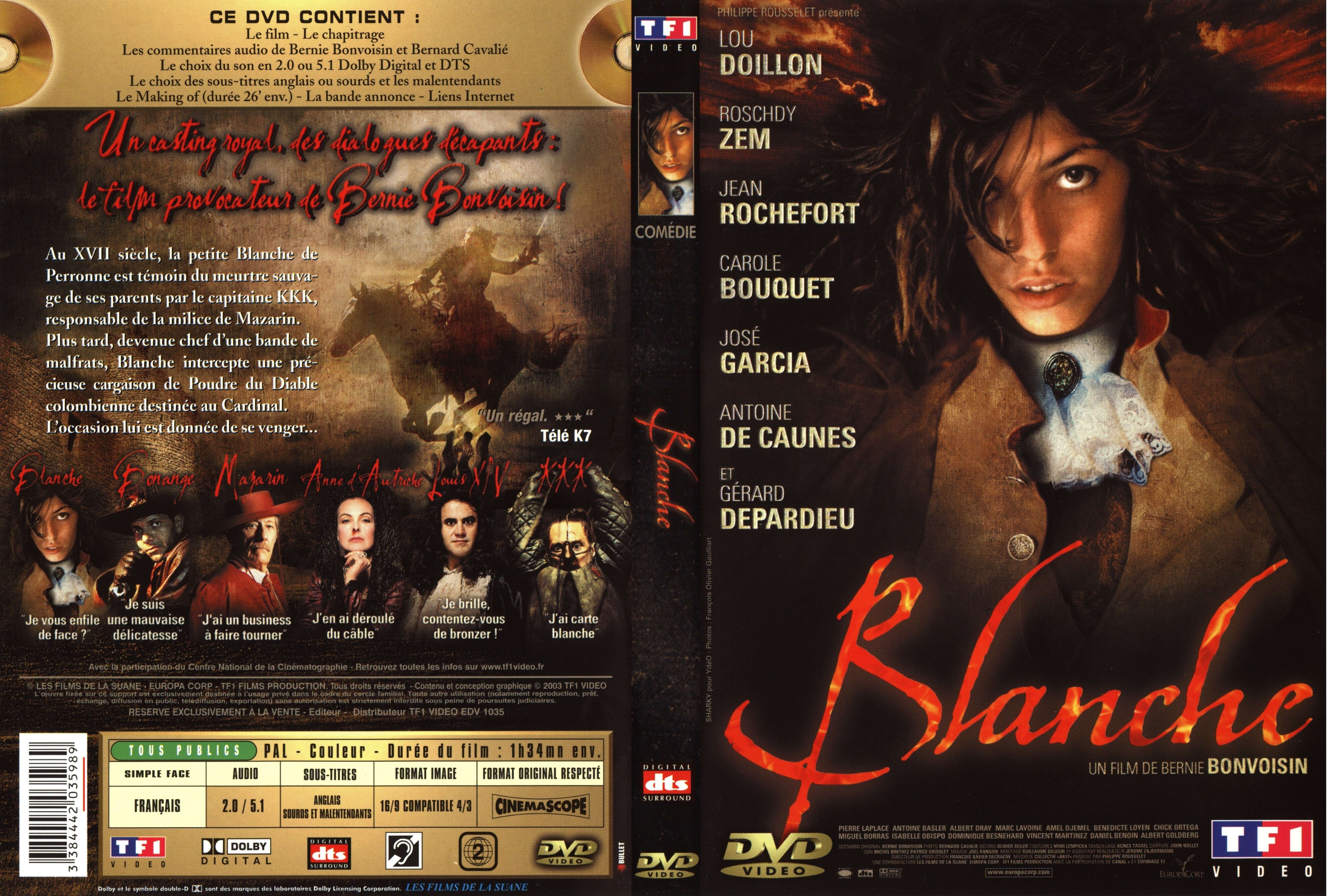 Jaquette DVD Blanche