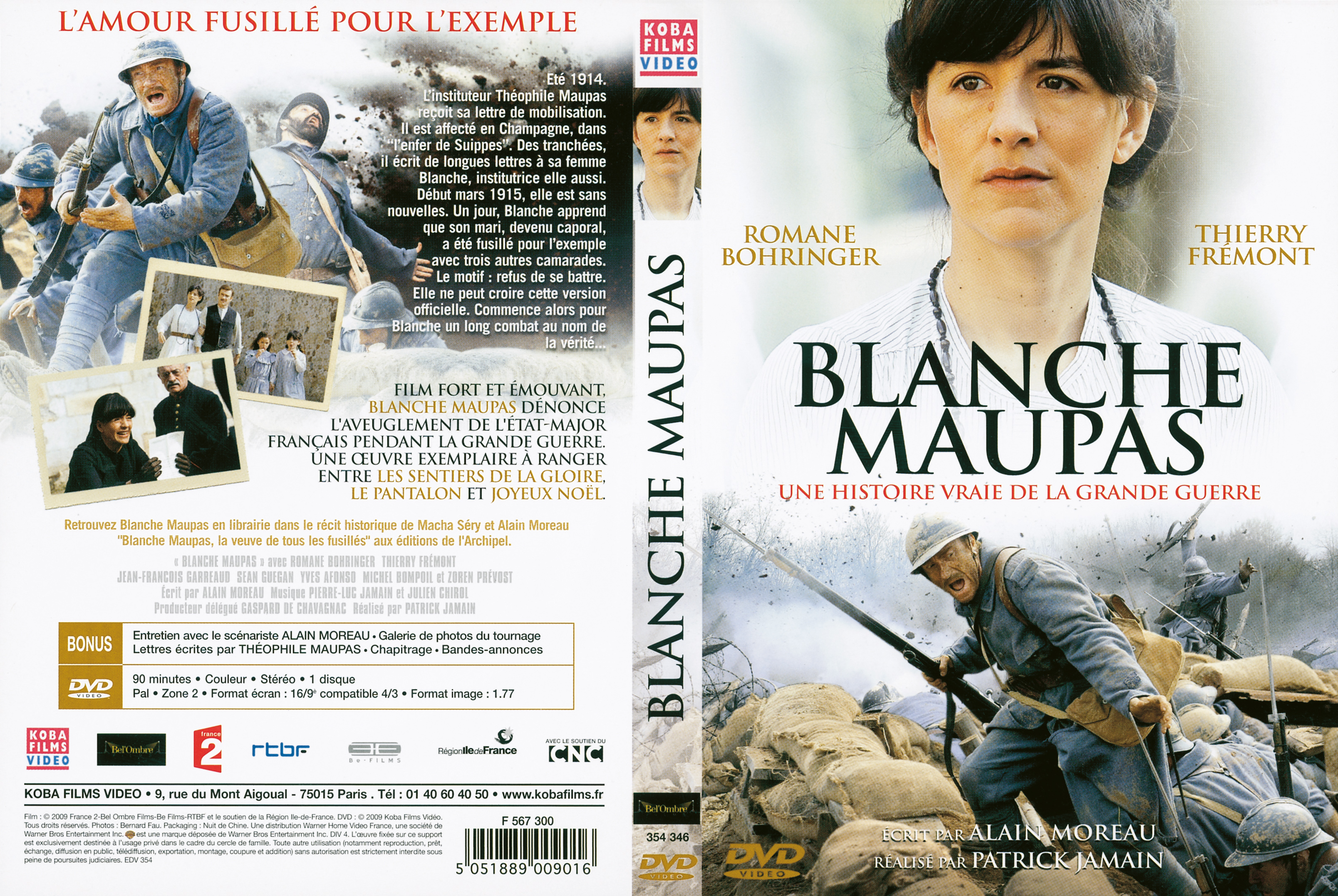 Jaquette DVD Blanche Maupas