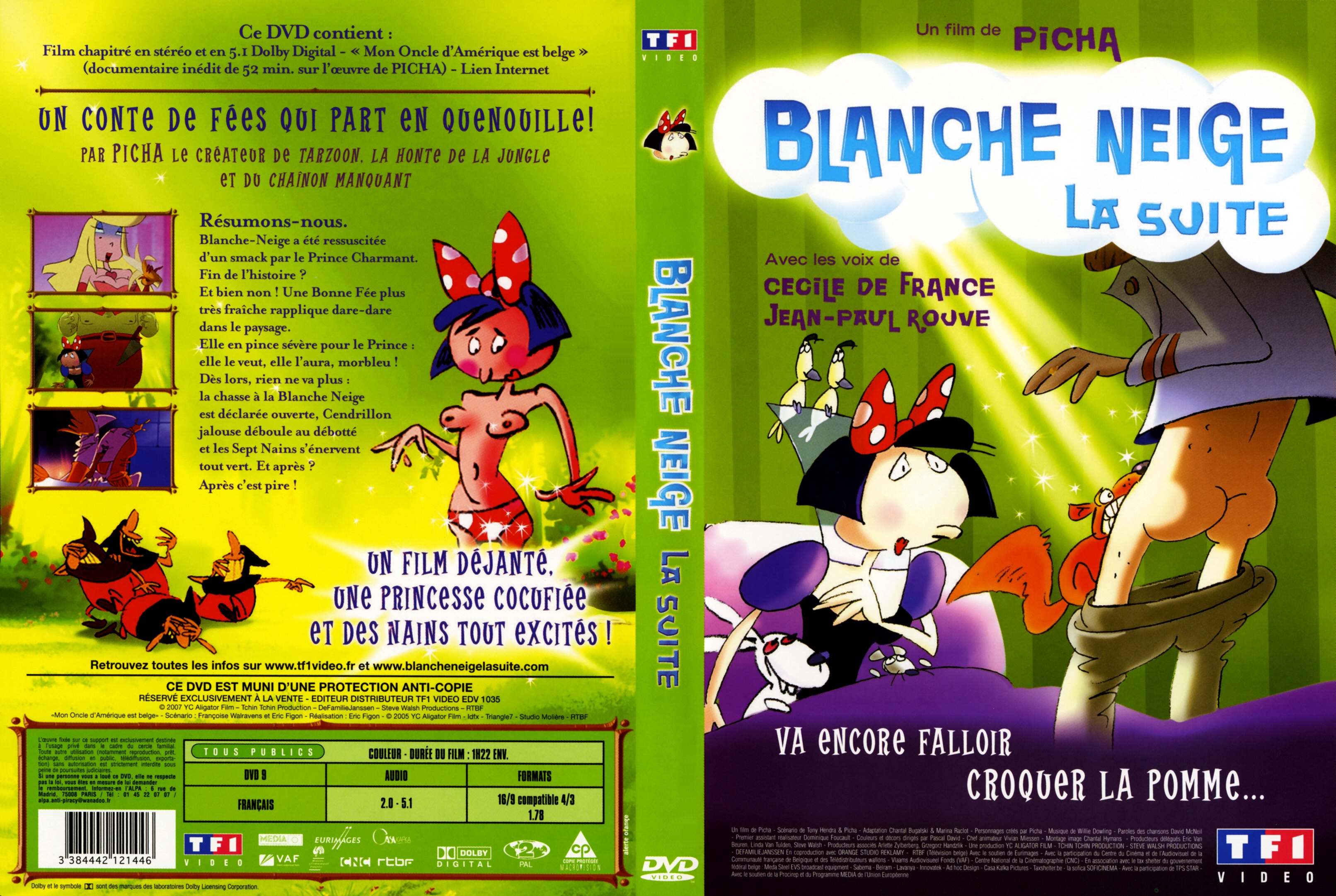 Jaquette DVD Blanche neige la suite