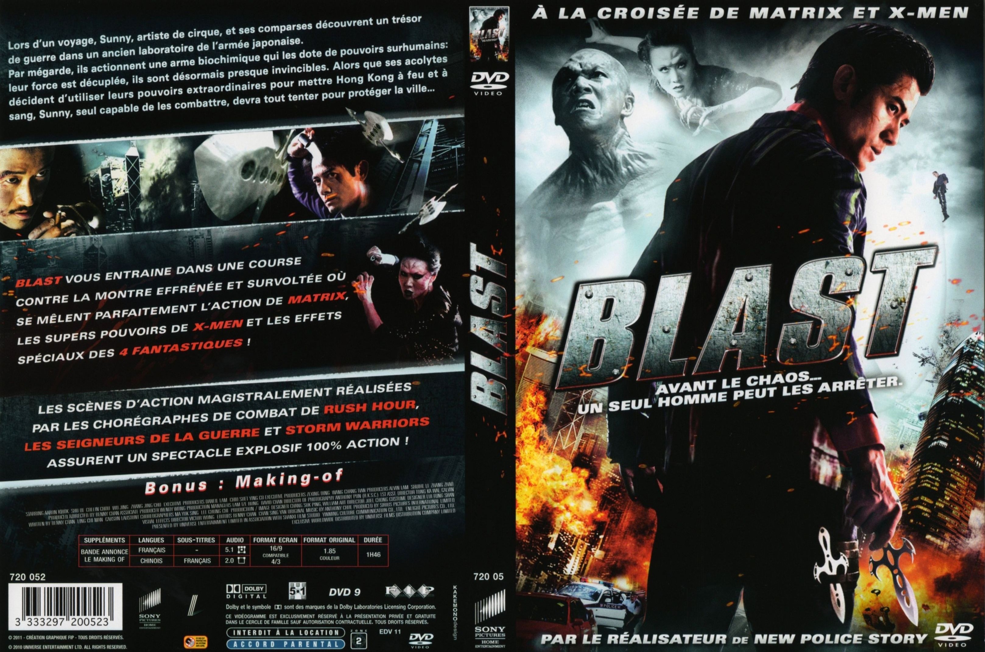 Jaquette DVD Blast (2011)