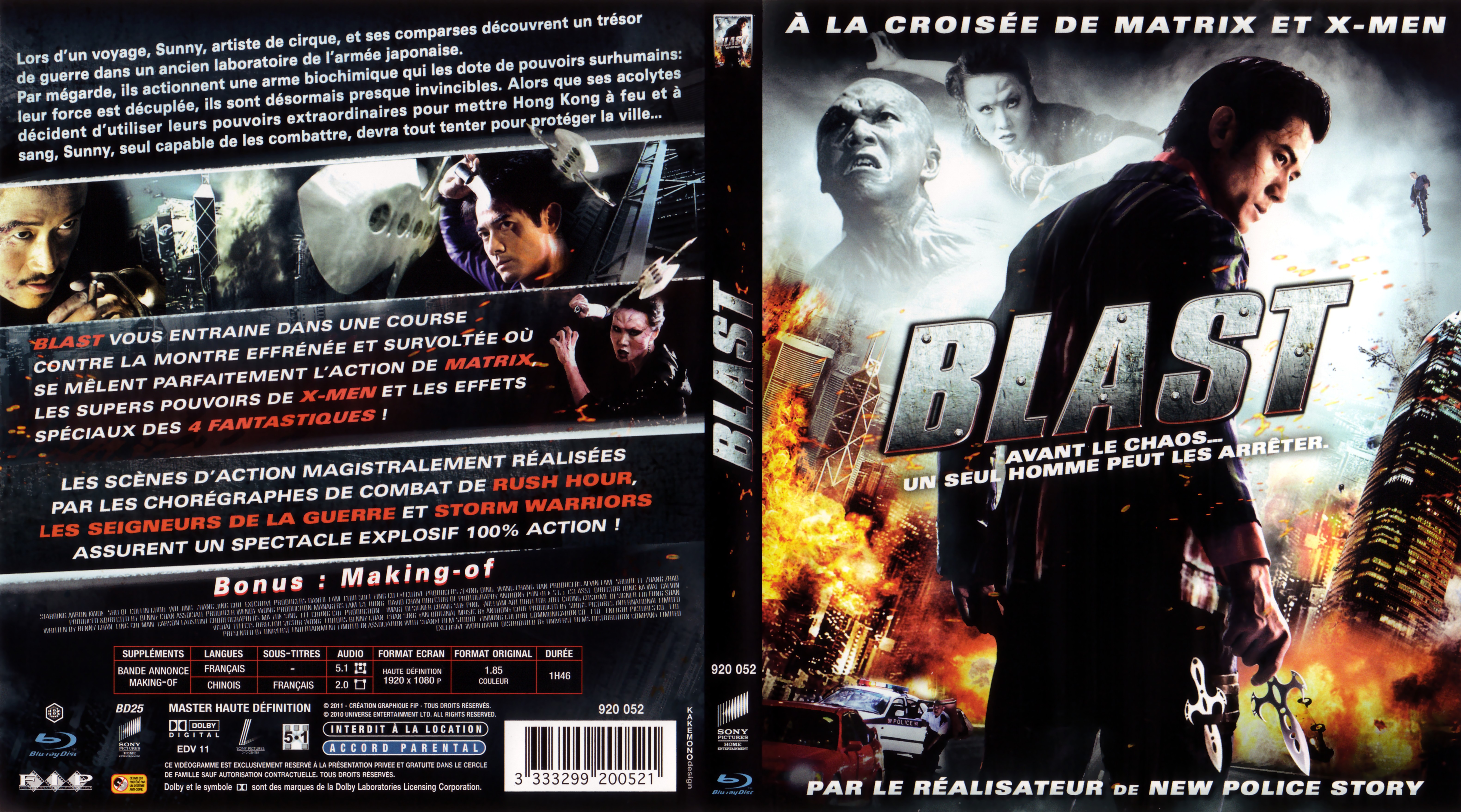 Jaquette DVD Blast (2011) (BLU-RAY)