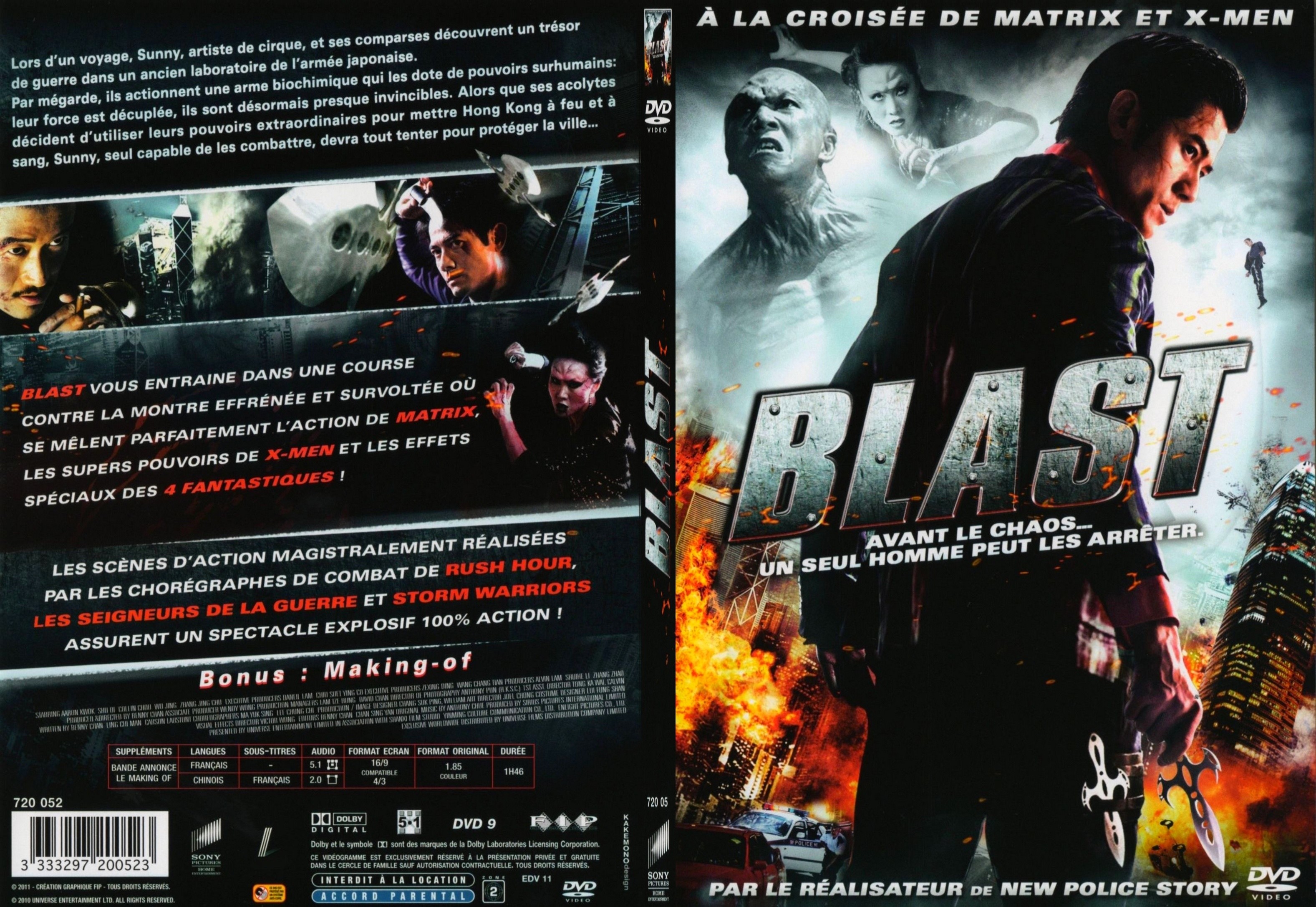 Jaquette DVD Blast - SLIM