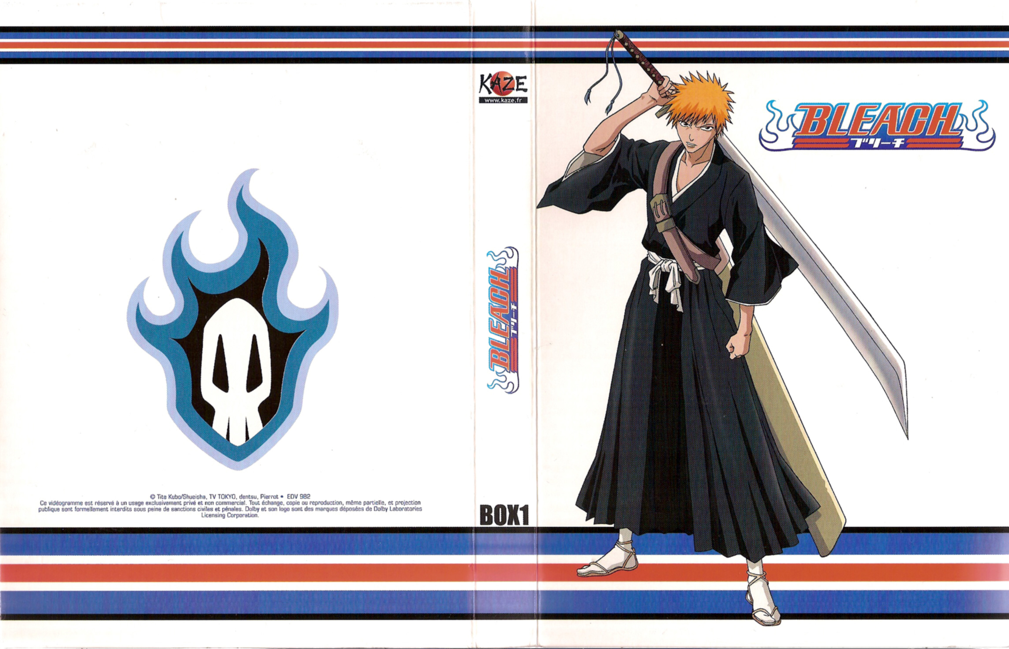 Jaquette DVD Bleach BOX 1