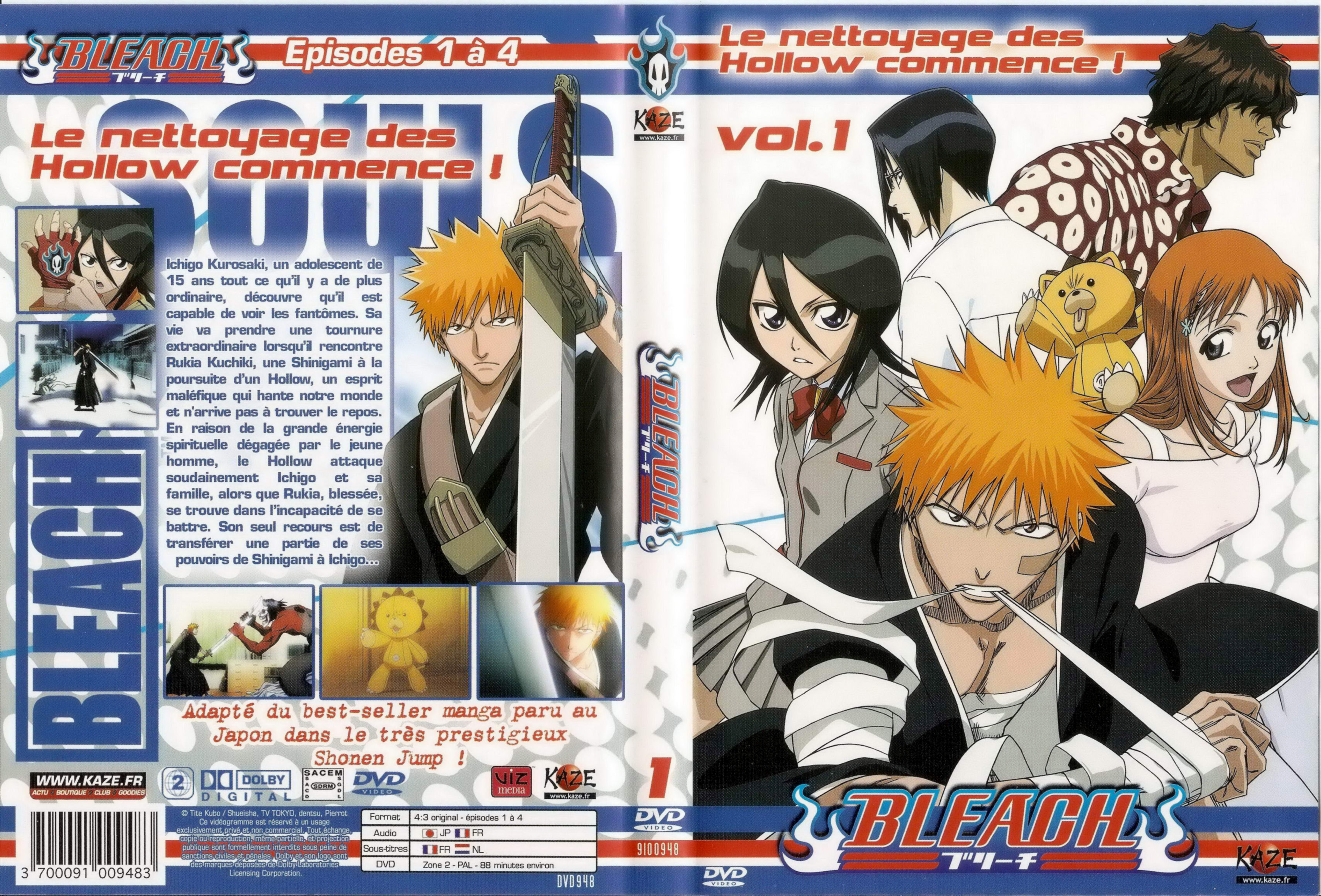 Jaquette DVD Bleach vol 01