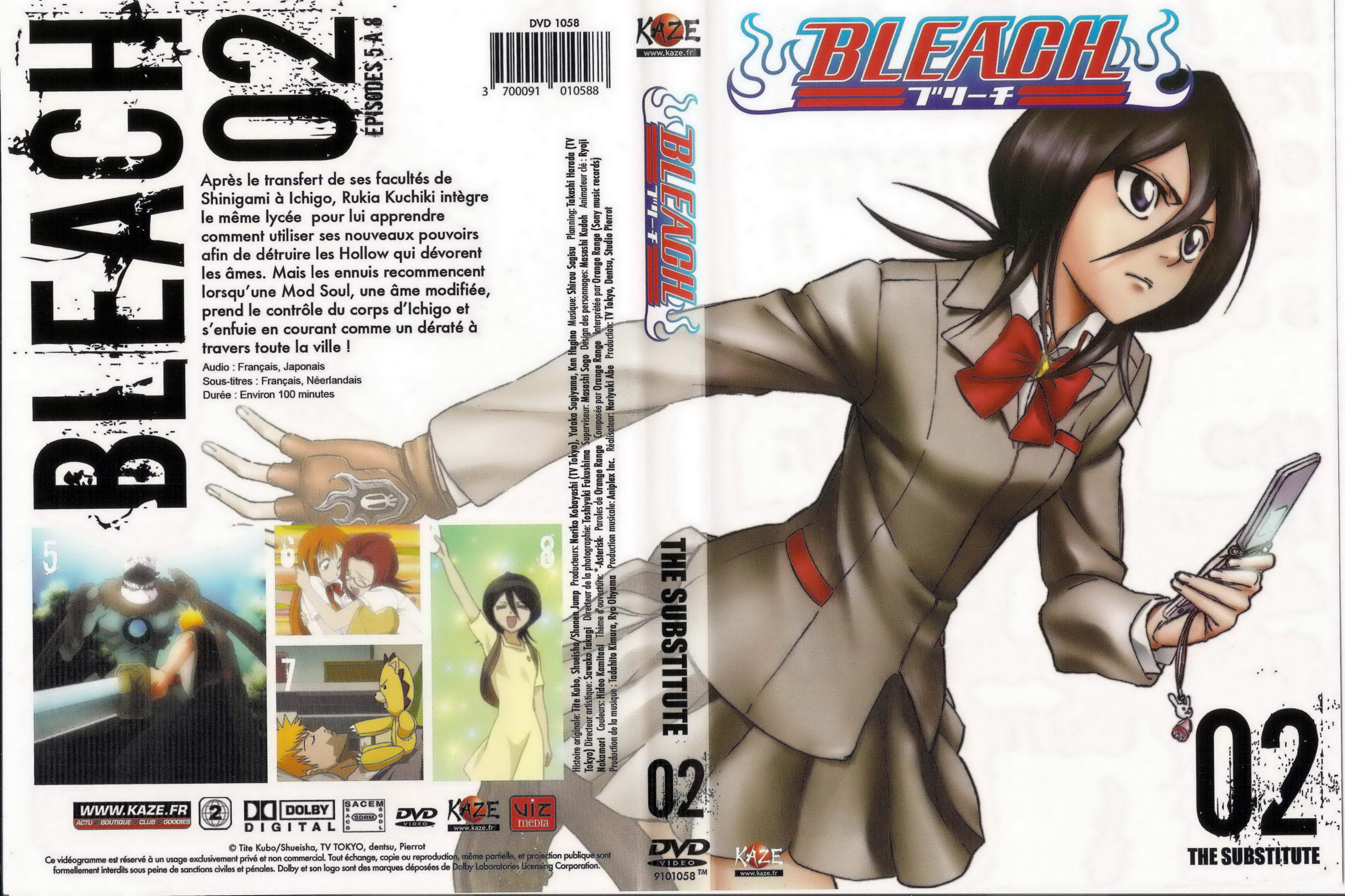 Jaquette DVD Bleach vol 02