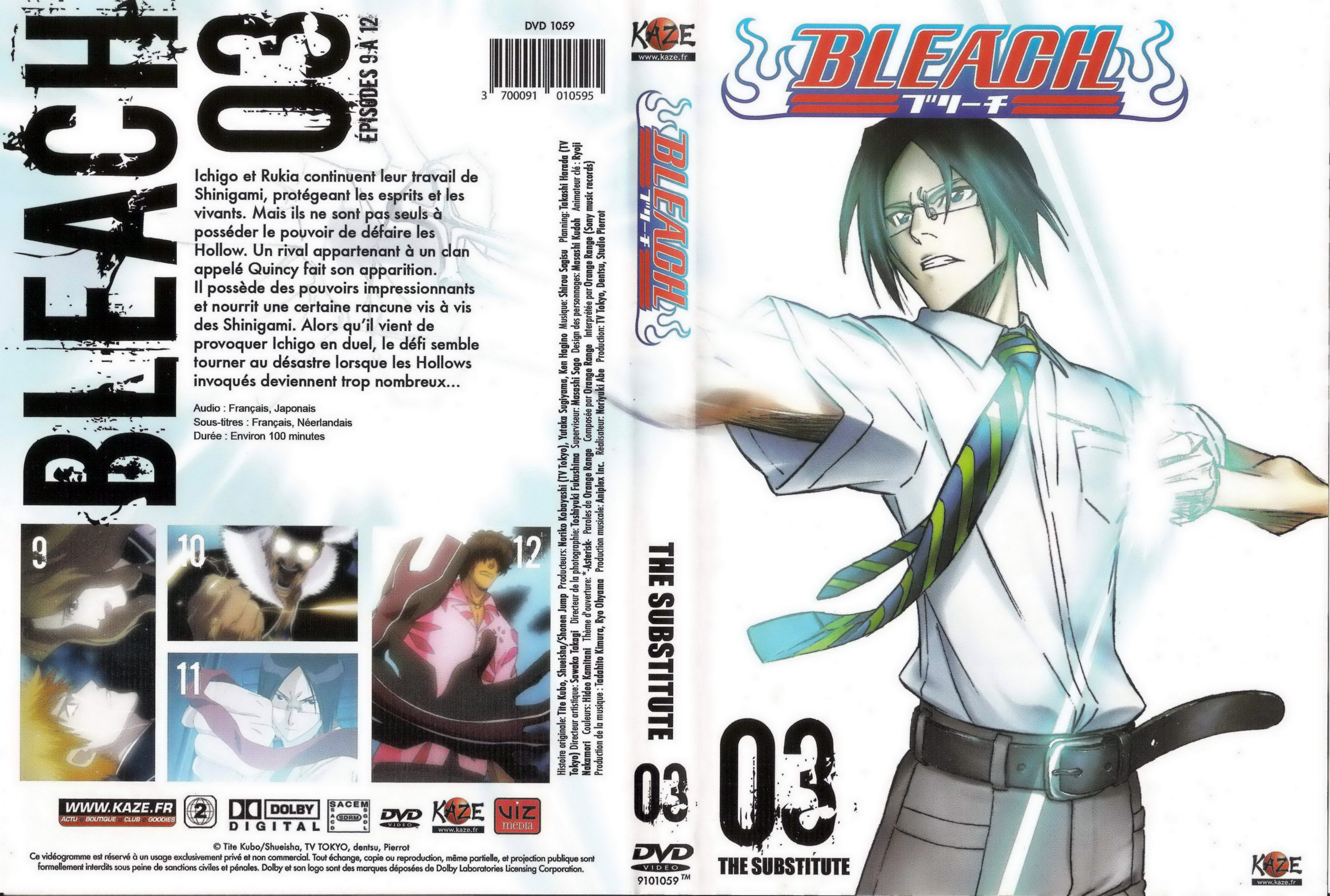 Jaquette DVD Bleach vol 03