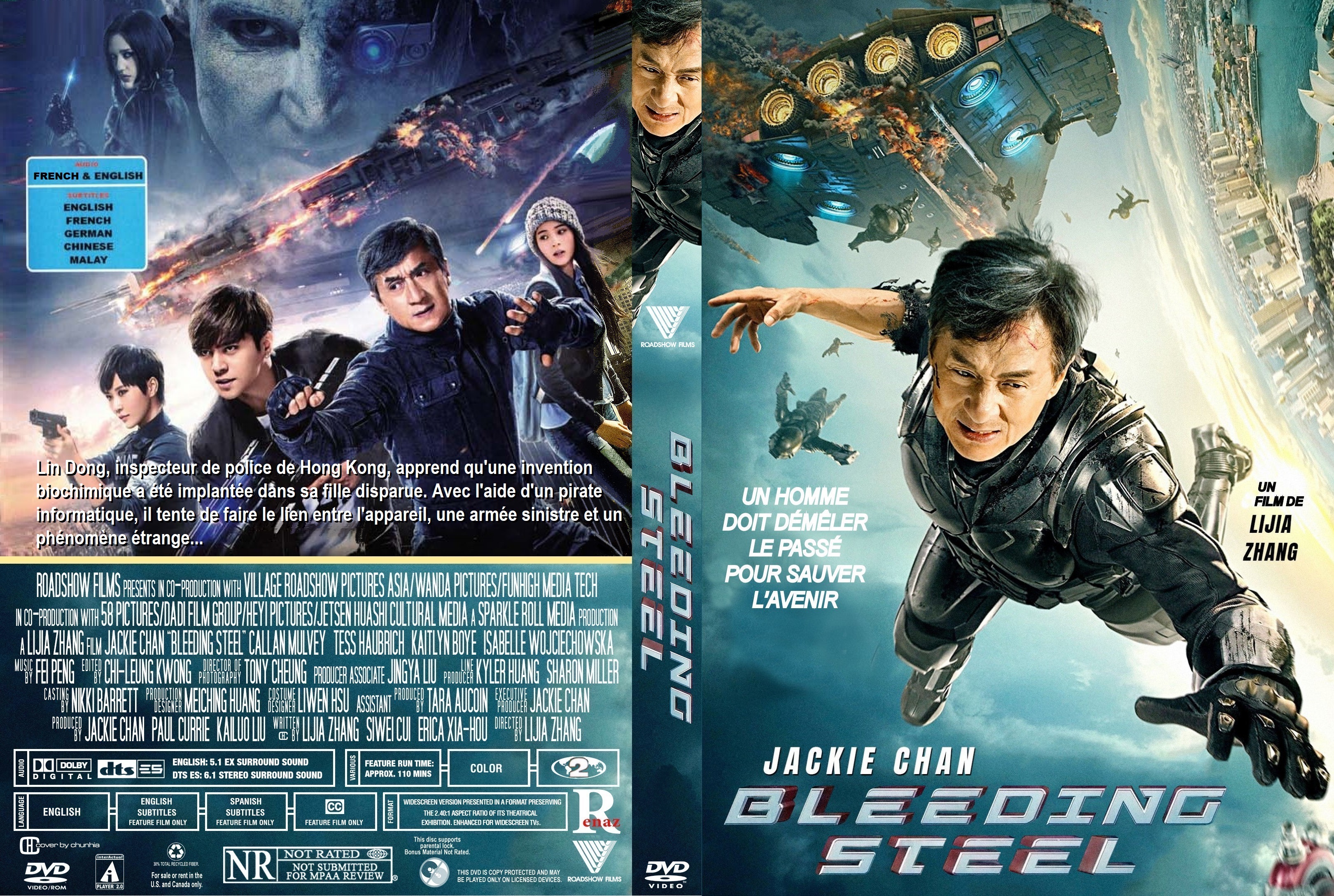 Jaquette DVD Bleeding Steel custom