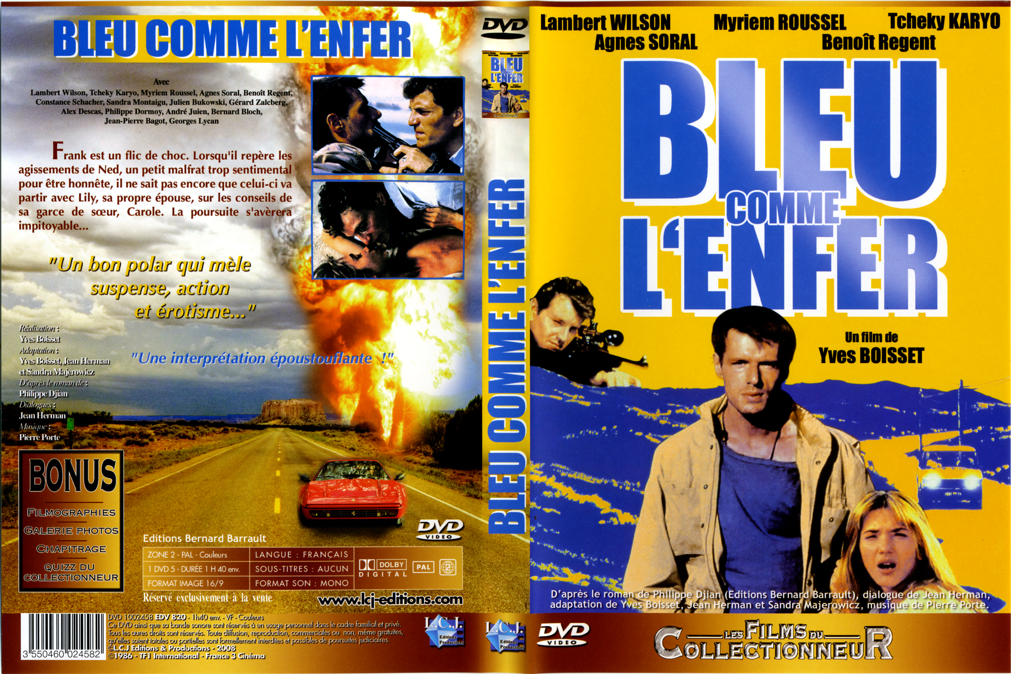 Jaquette DVD Bleu comme l