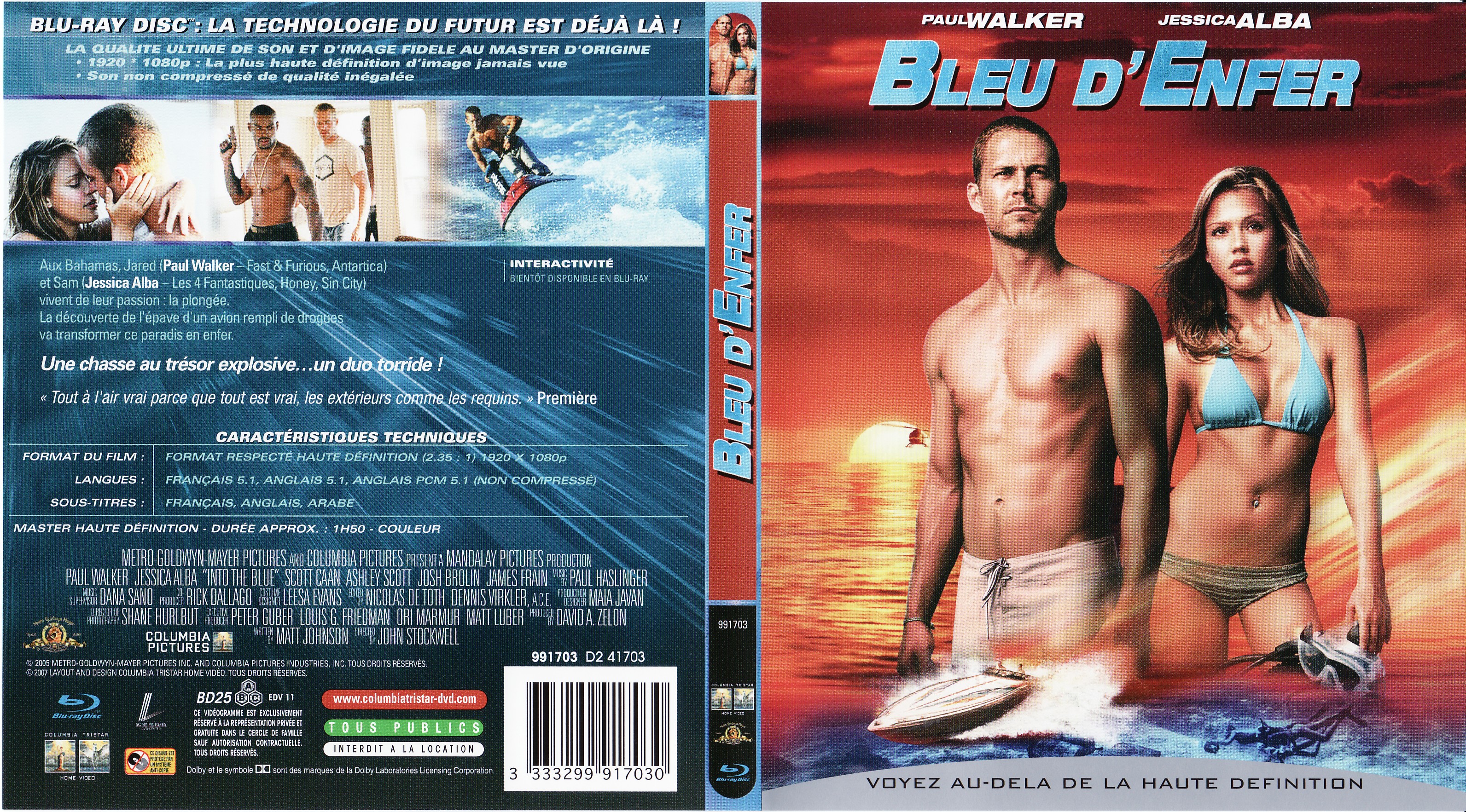 Jaquette DVD Bleu d