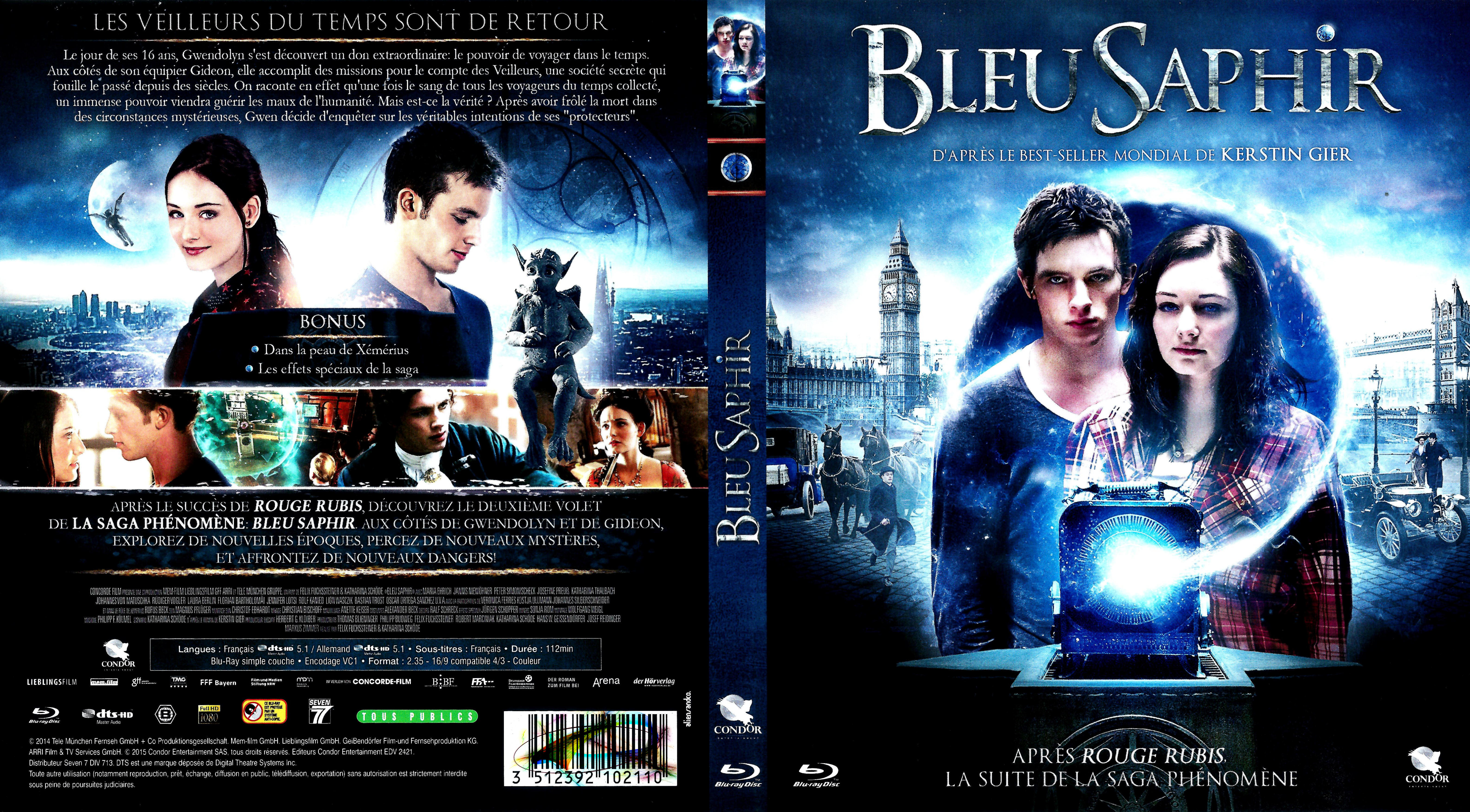 Jaquette DVD Bleu saphir (BLU-RAY)