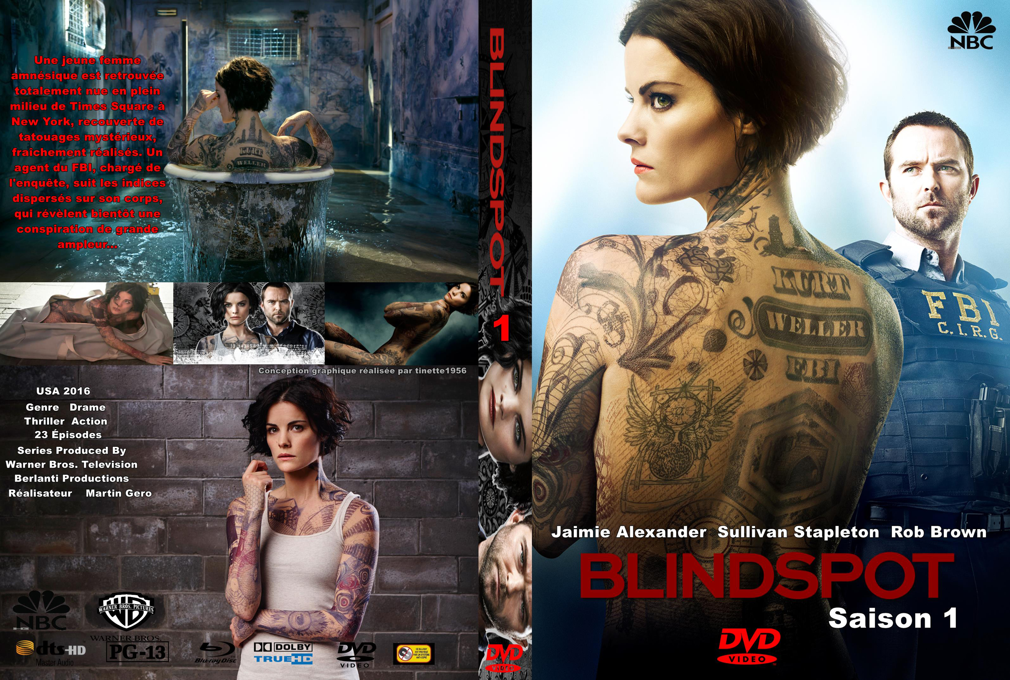 Jaquette DVD Blindspot saison 1 custom