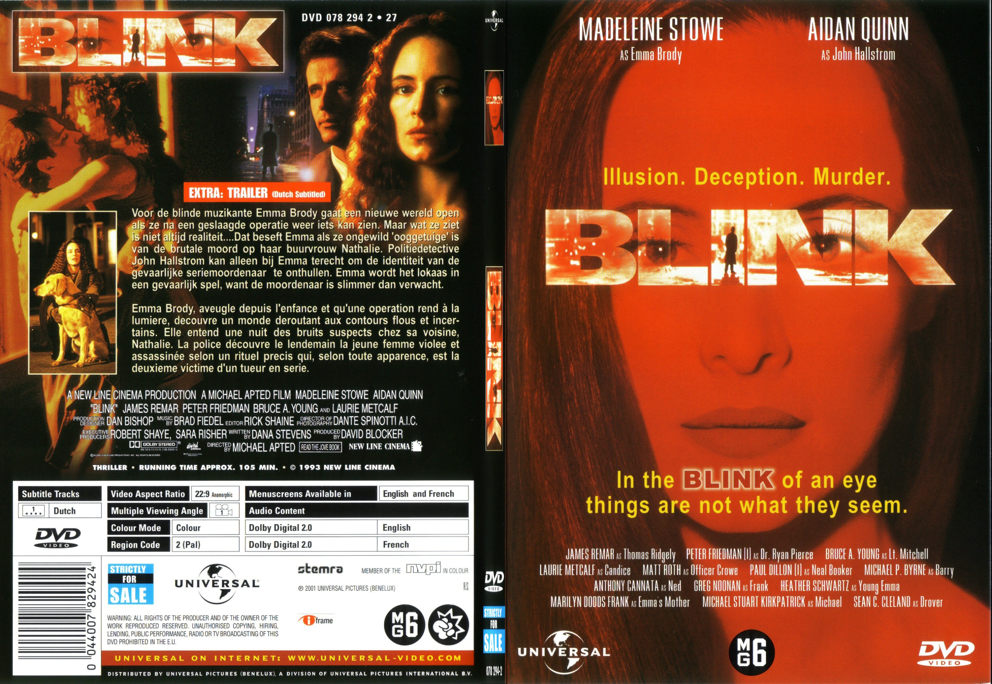 Jaquette DVD Blink - SLIM