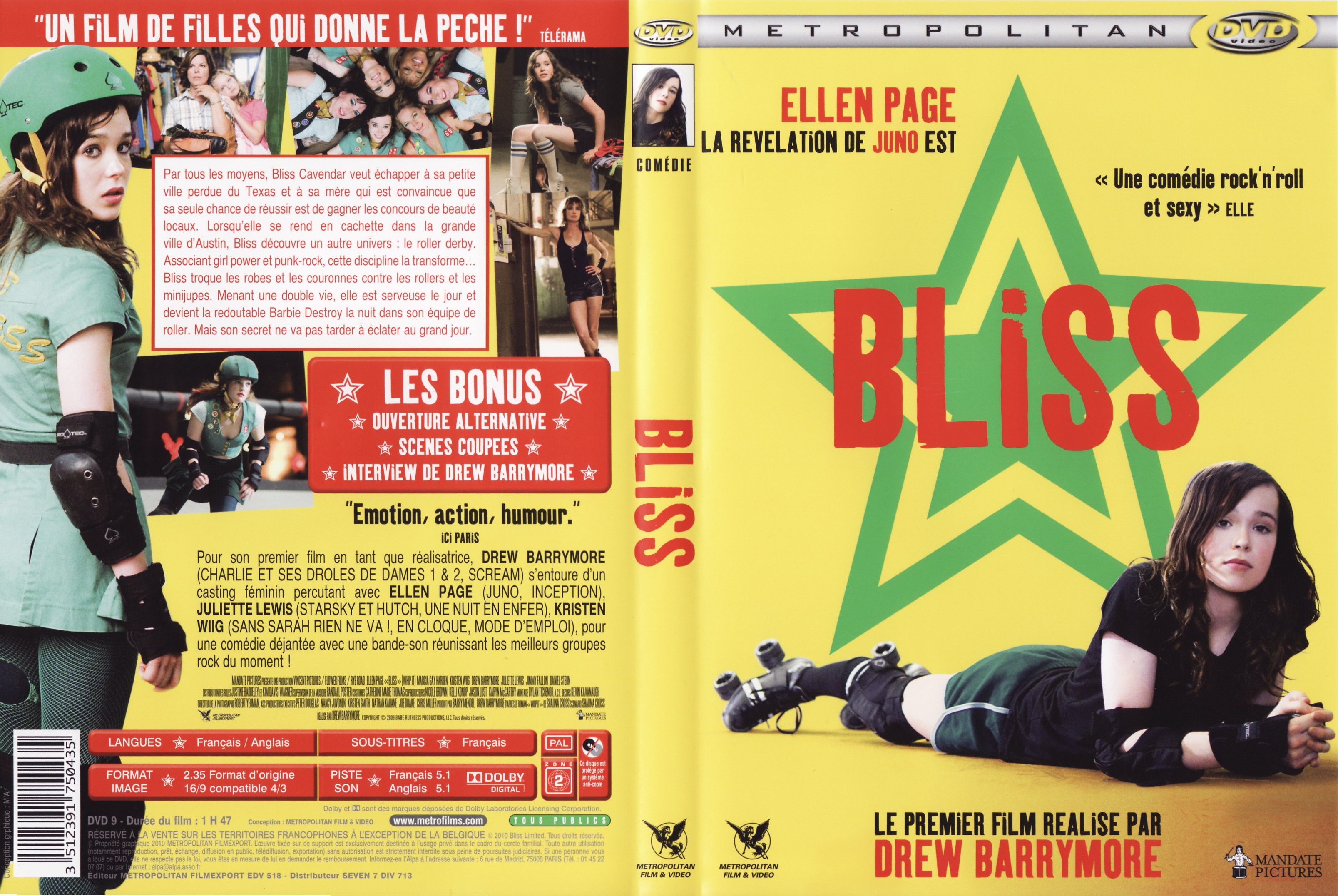 Jaquette DVD Bliss