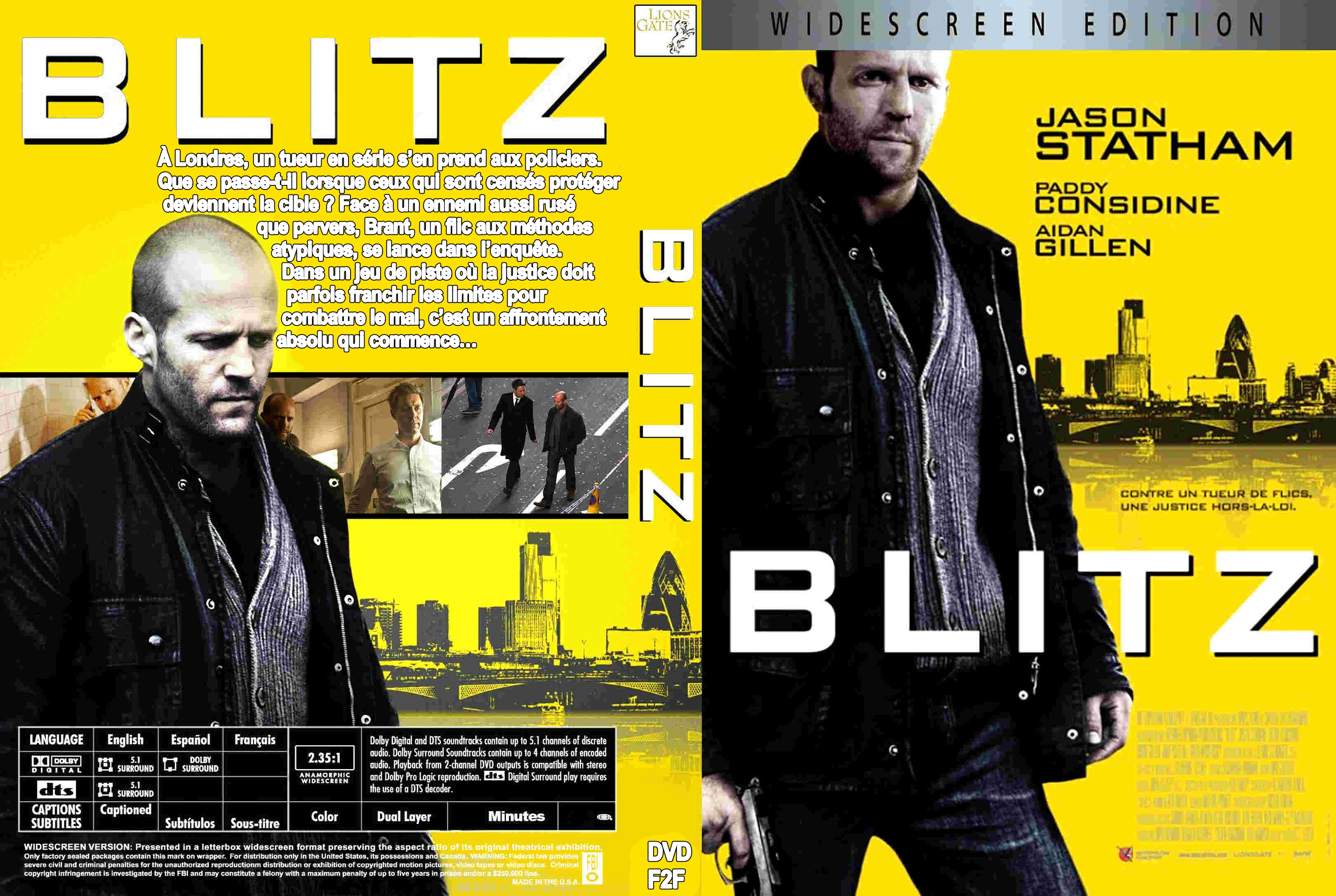 Jaquette DVD Blitz custom