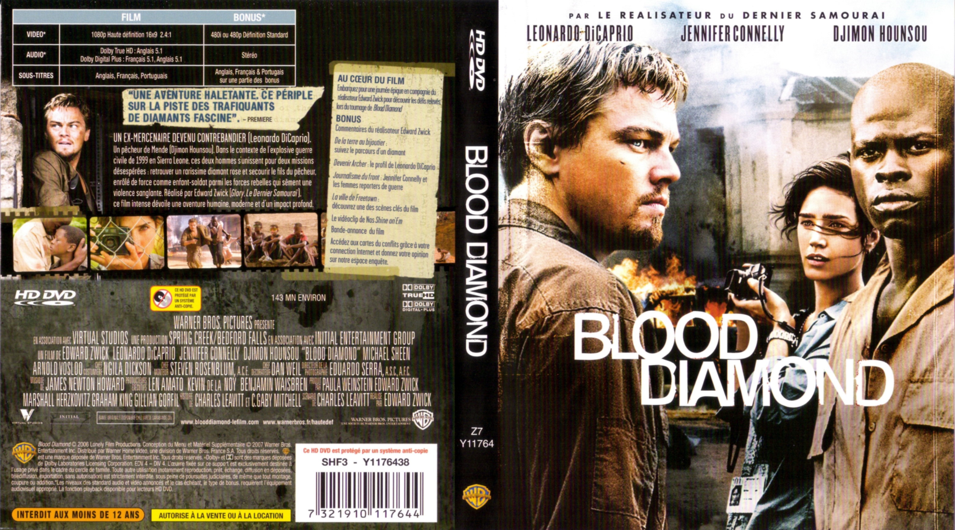 Jaquette DVD Blood Diamond (HD-DVD)