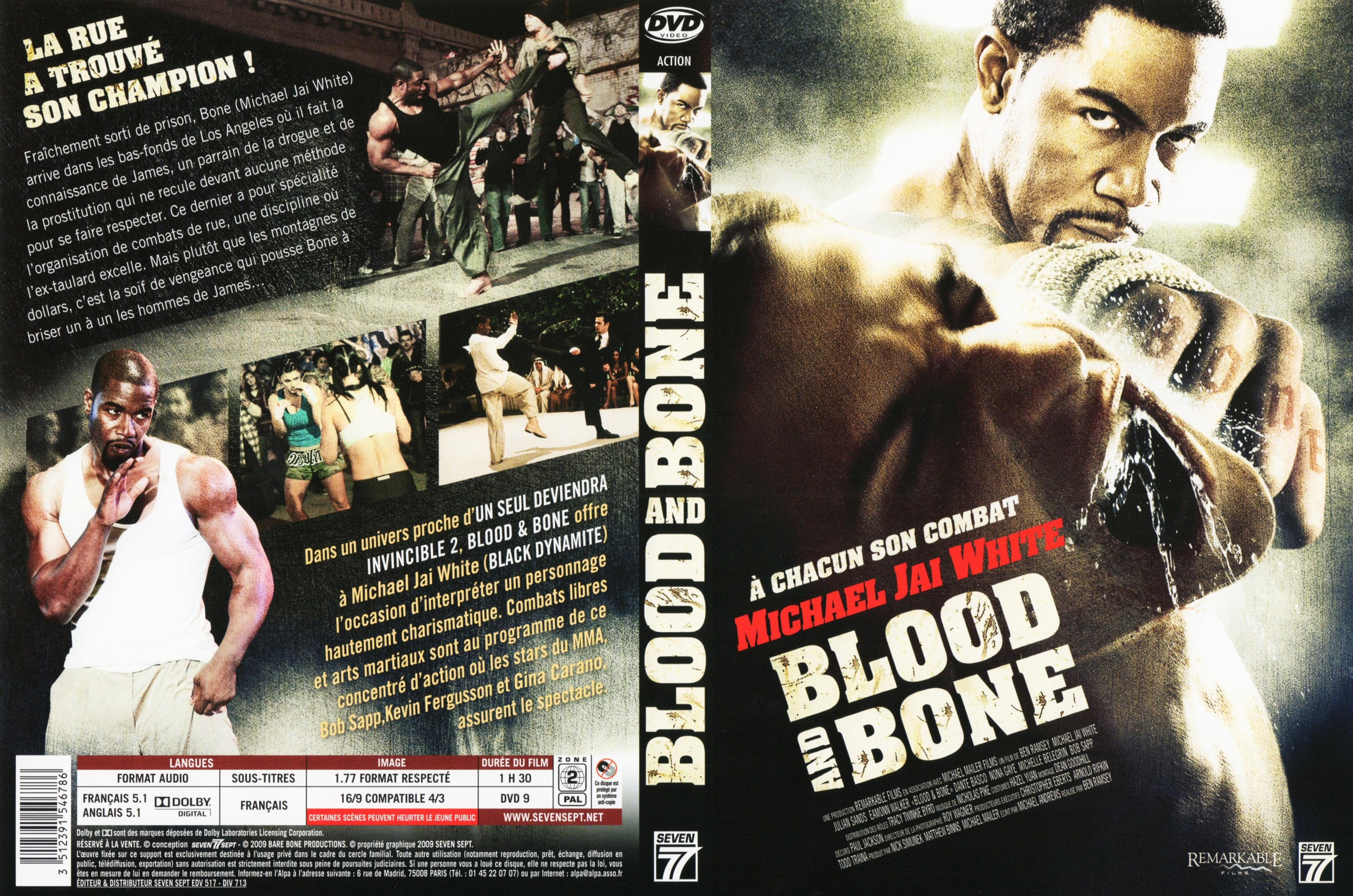 Jaquette DVD Blood and bone