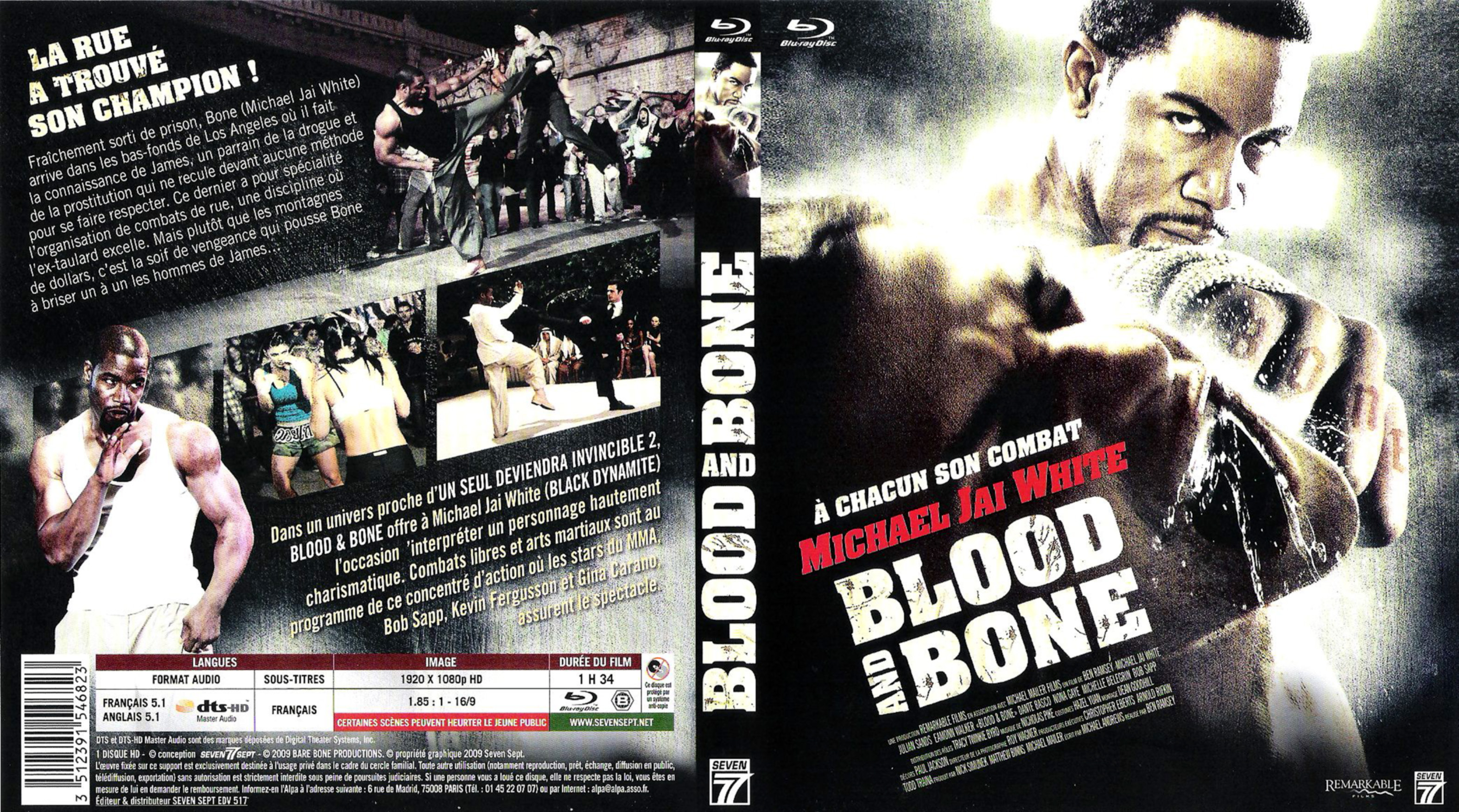 Jaquette DVD Blood and bone (BLU-RAY)