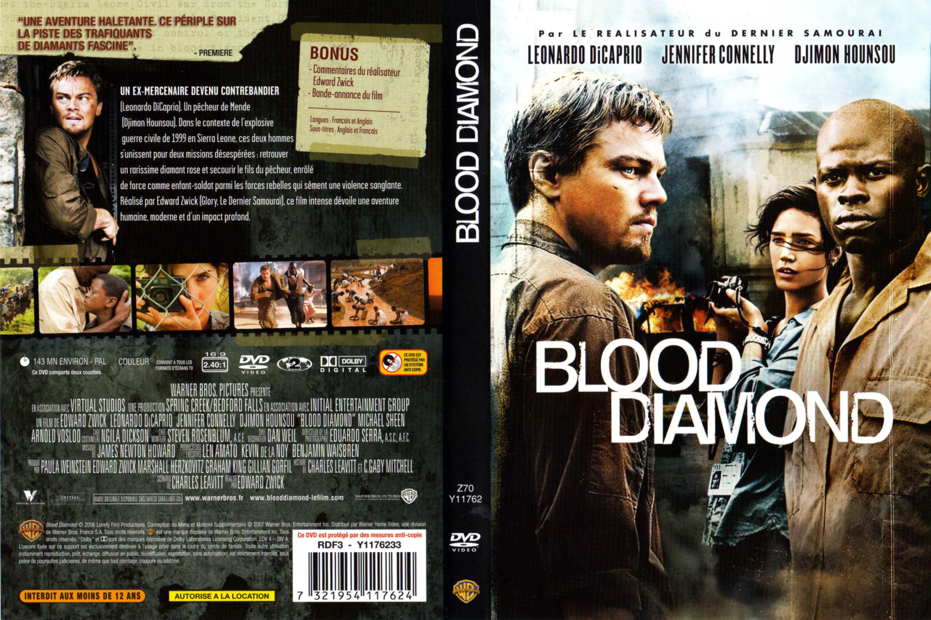 Jaquette DVD Blood diamond