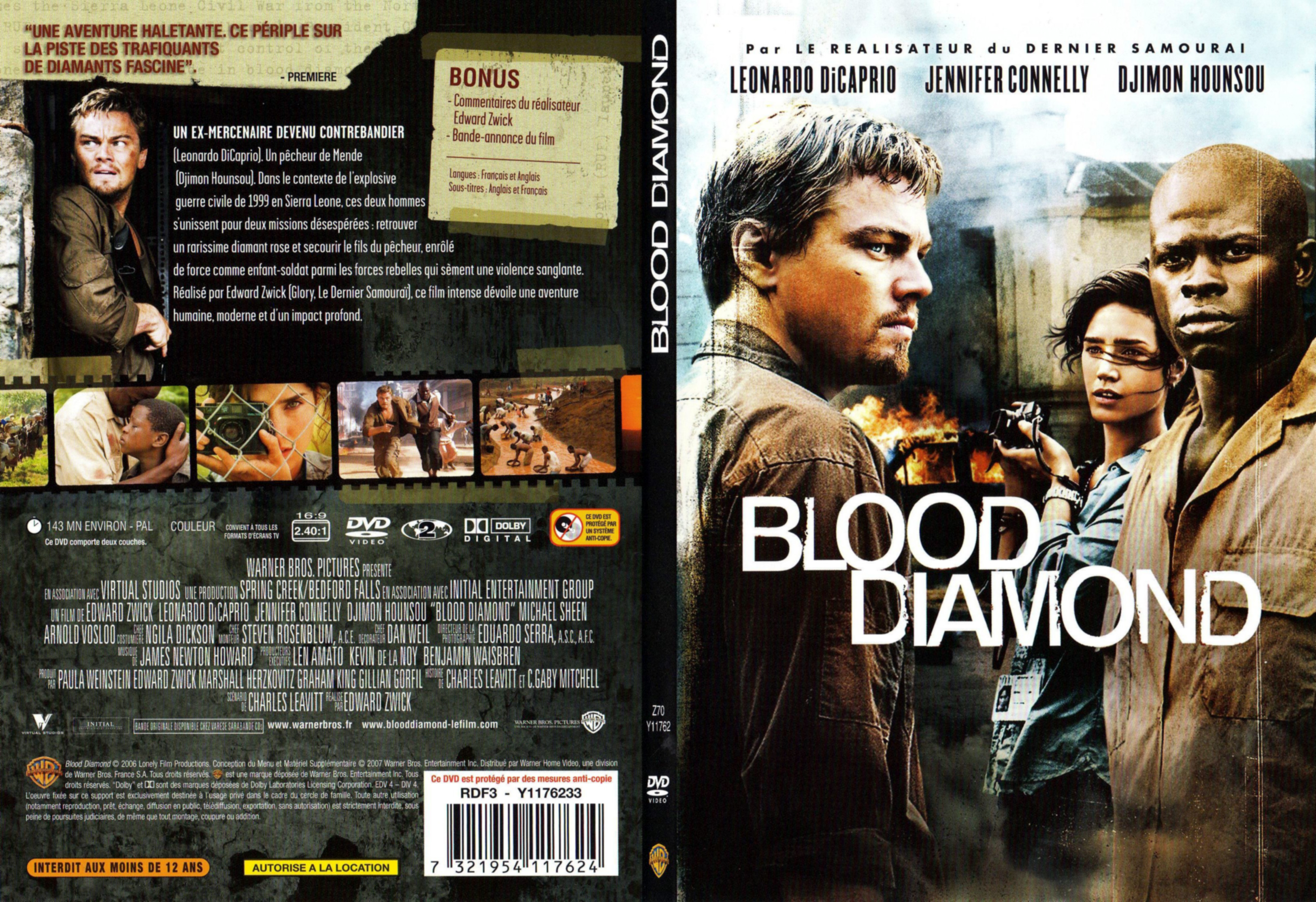 Jaquette DVD Blood diamond - SLIM