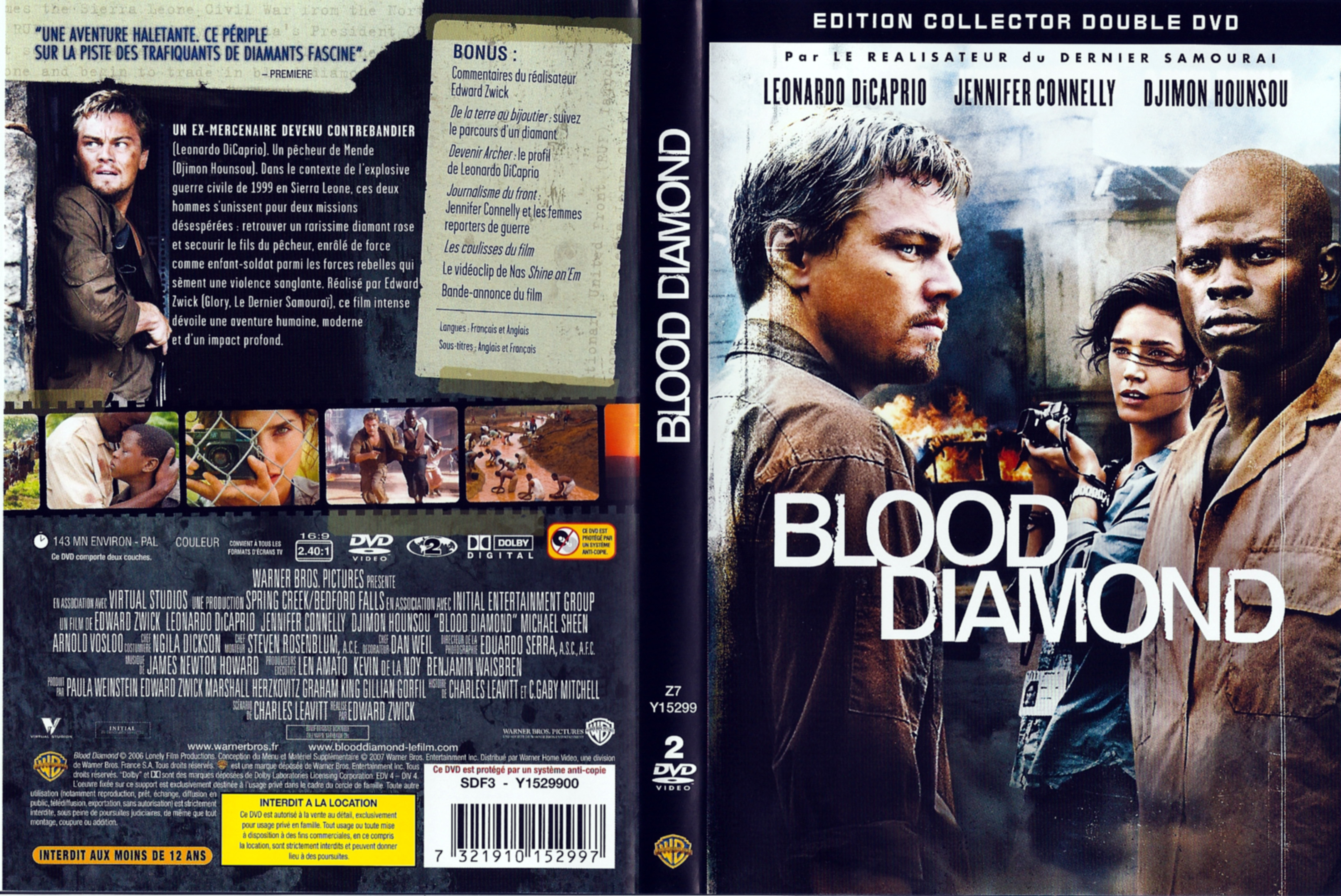 Jaquette DVD Blood diamond v2