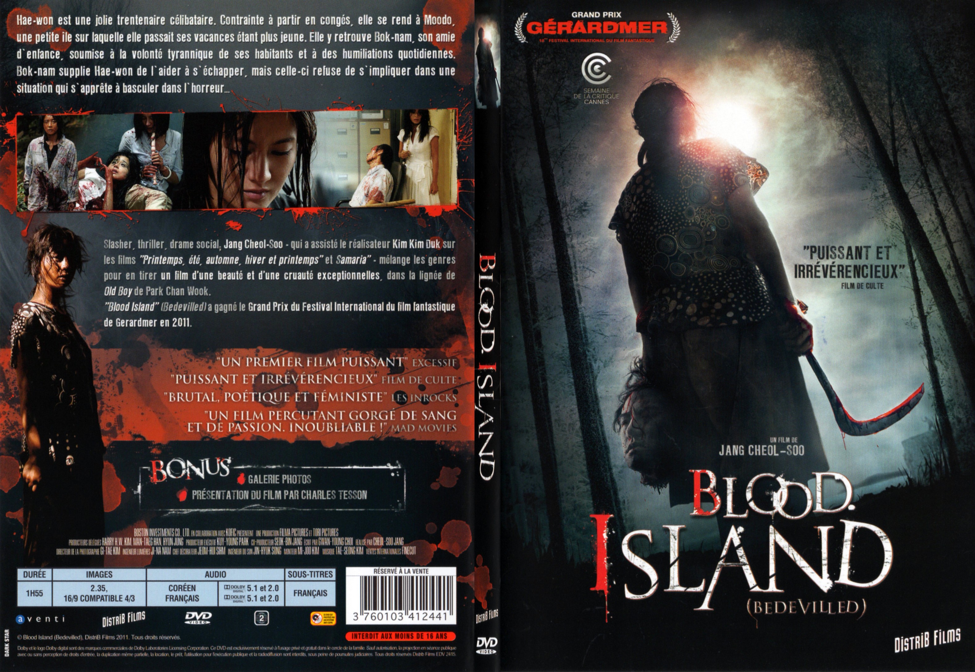Jaquette DVD Blood island - SLIM