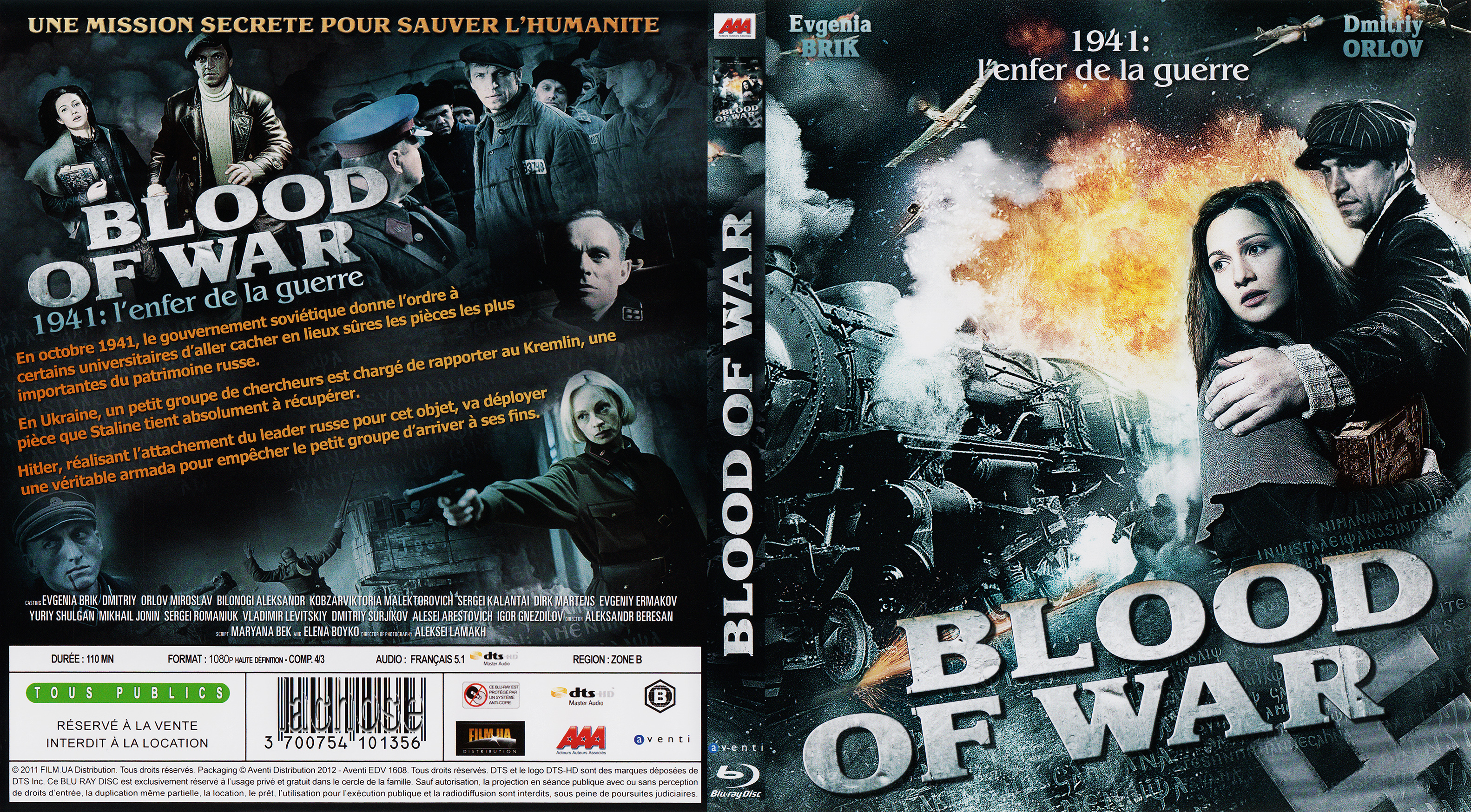 Jaquette DVD Blood of war (BLU-RAY)