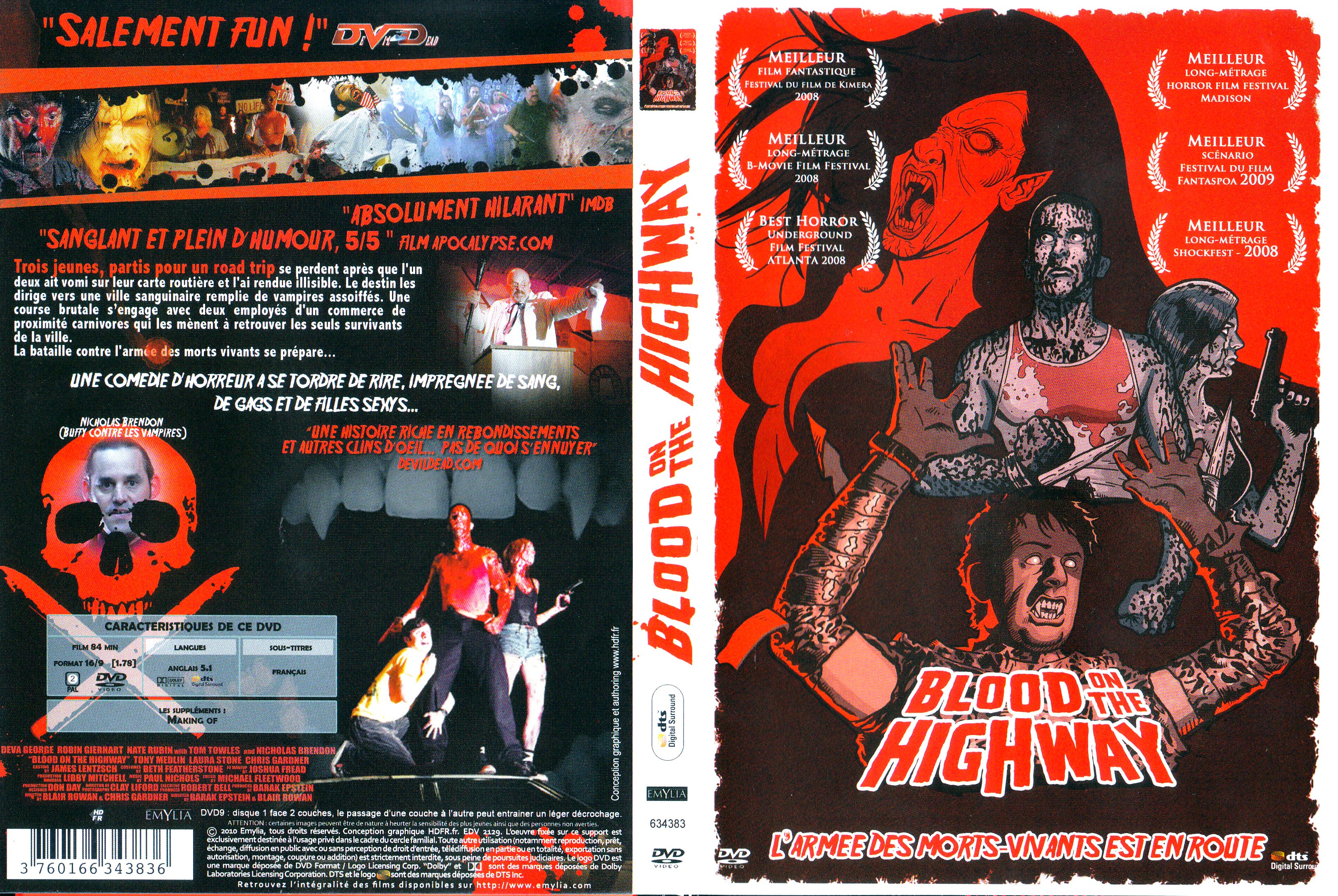 Jaquette DVD Blood on the Highway