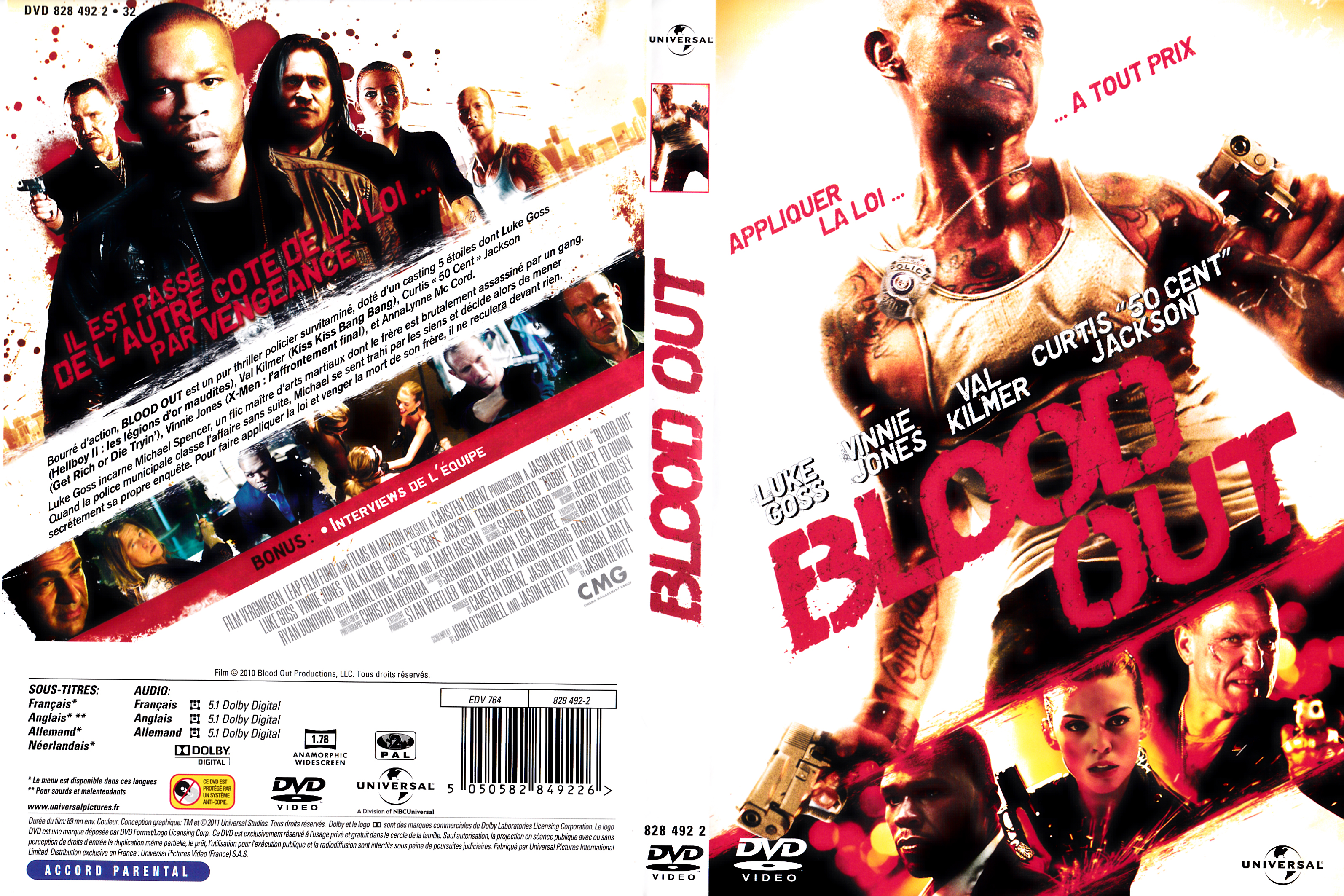 Jaquette DVD Blood out
