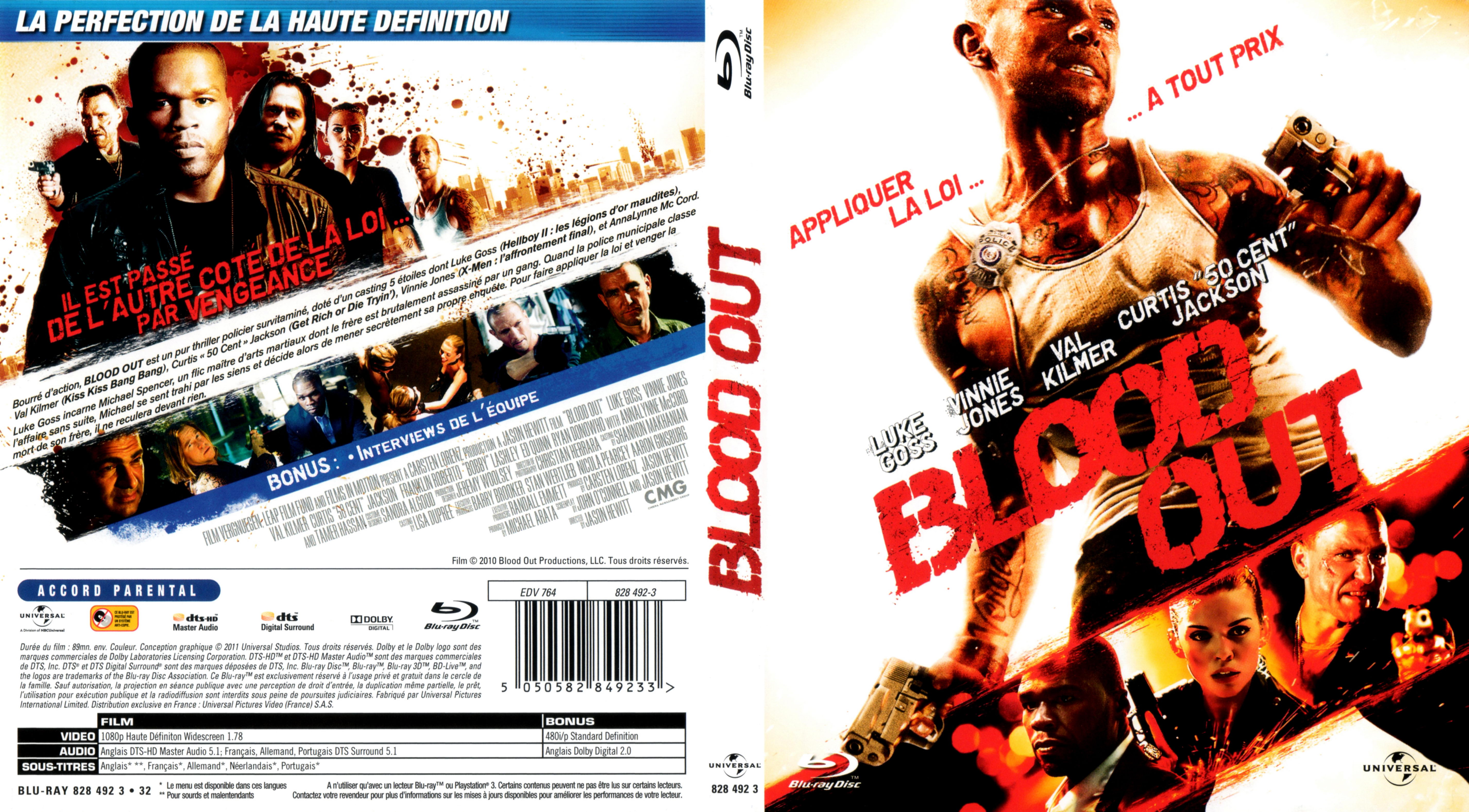 Jaquette DVD Blood out (BLU-RAY)