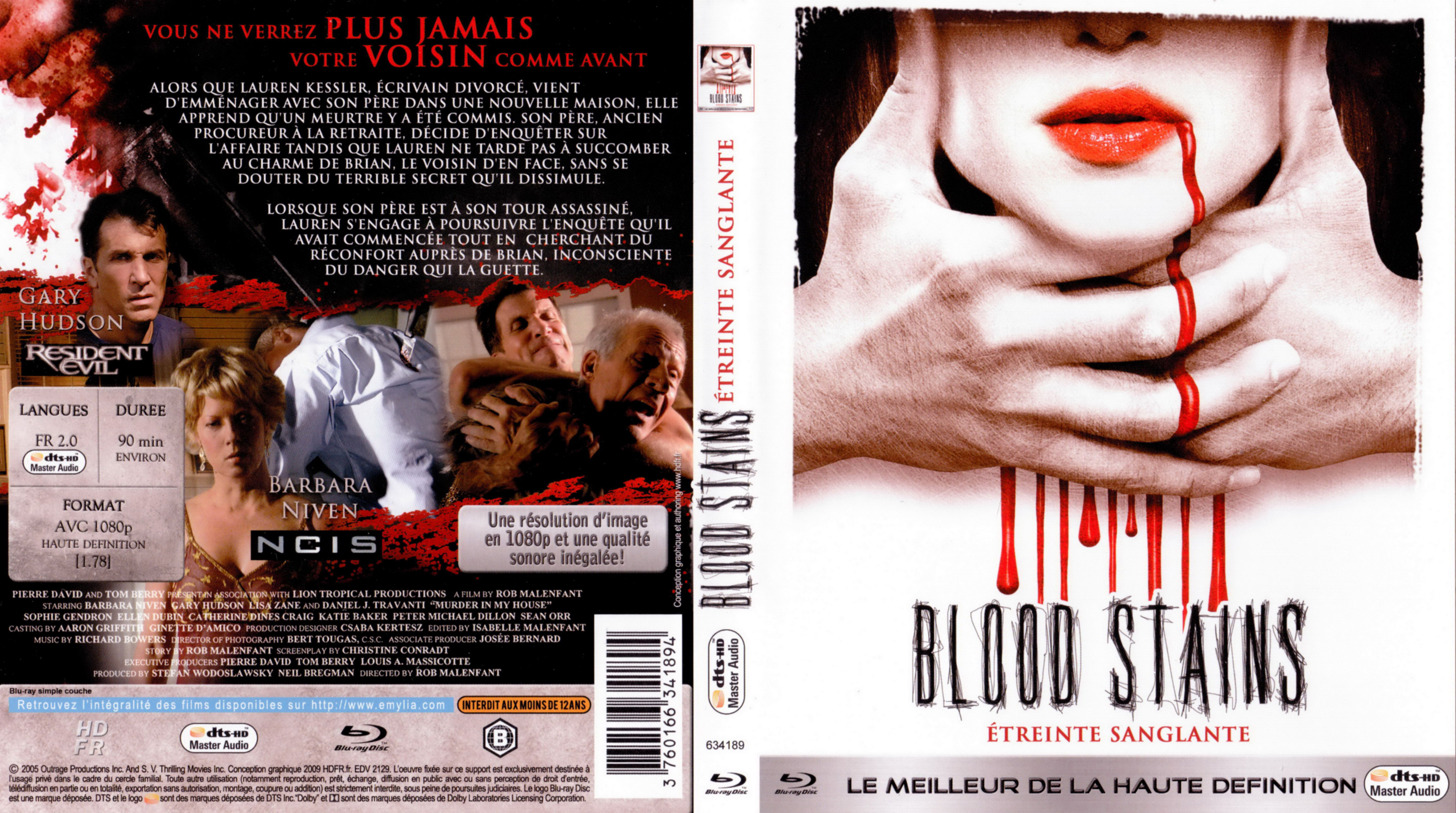 Jaquette DVD Blood stains (BLU-RAY)