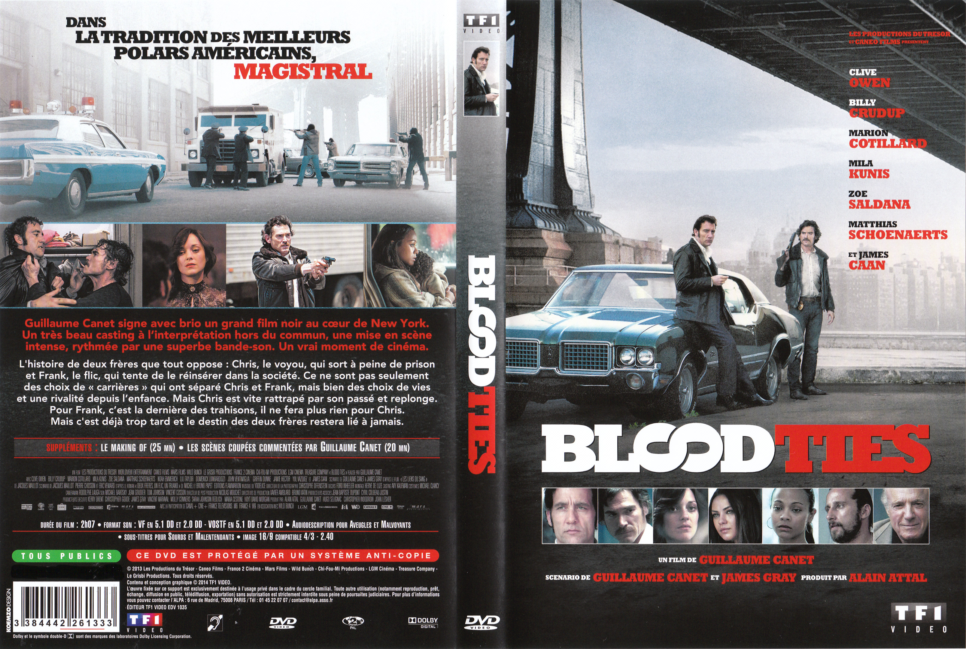 Jaquette DVD Blood ties