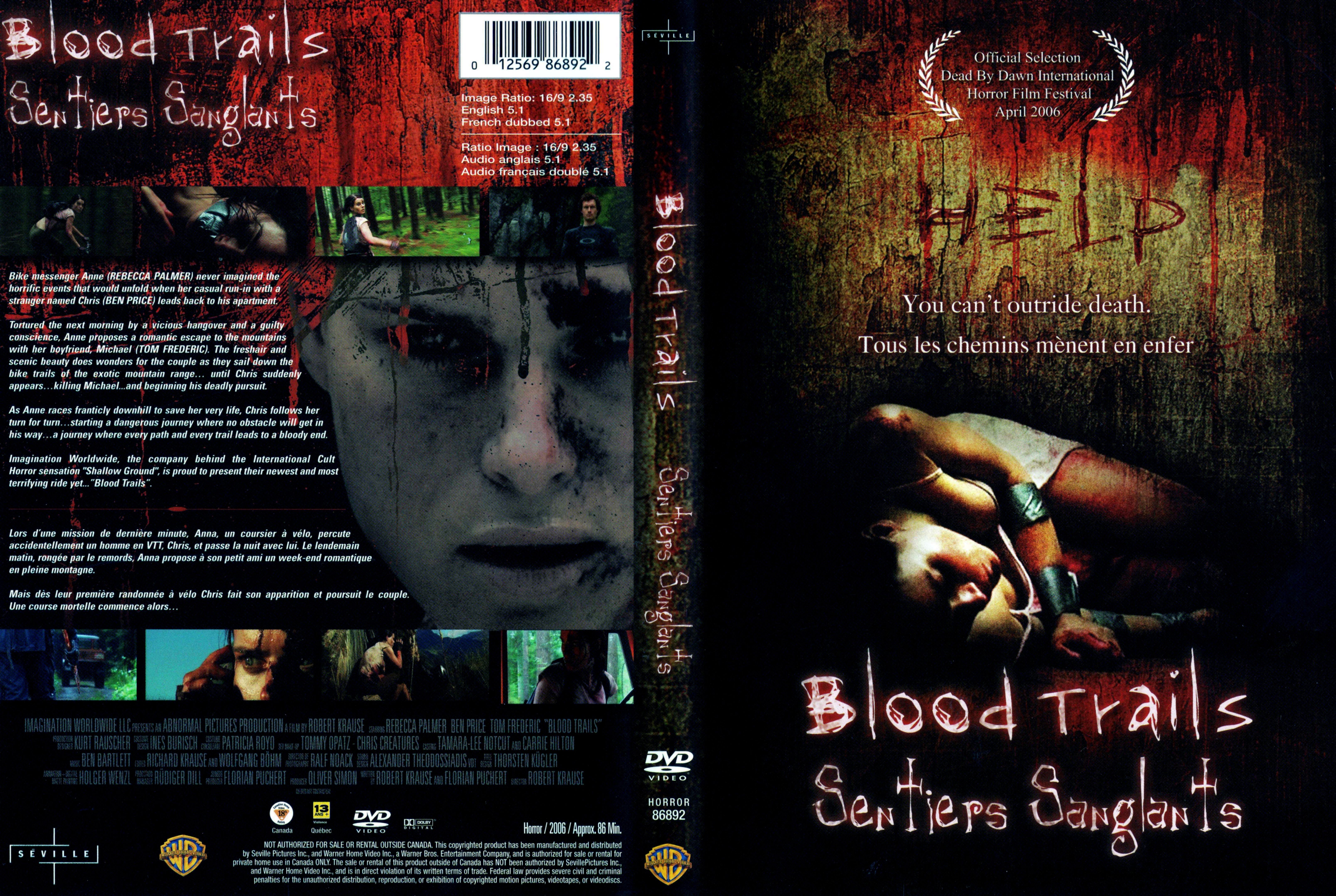 Jaquette DVD Blood trails