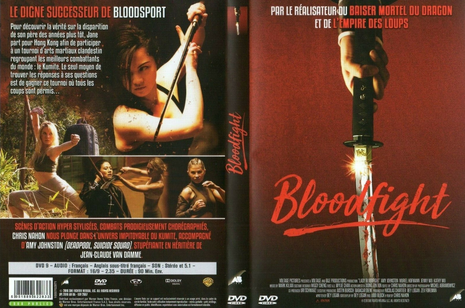 Jaquette DVD Bloodfight (2016)