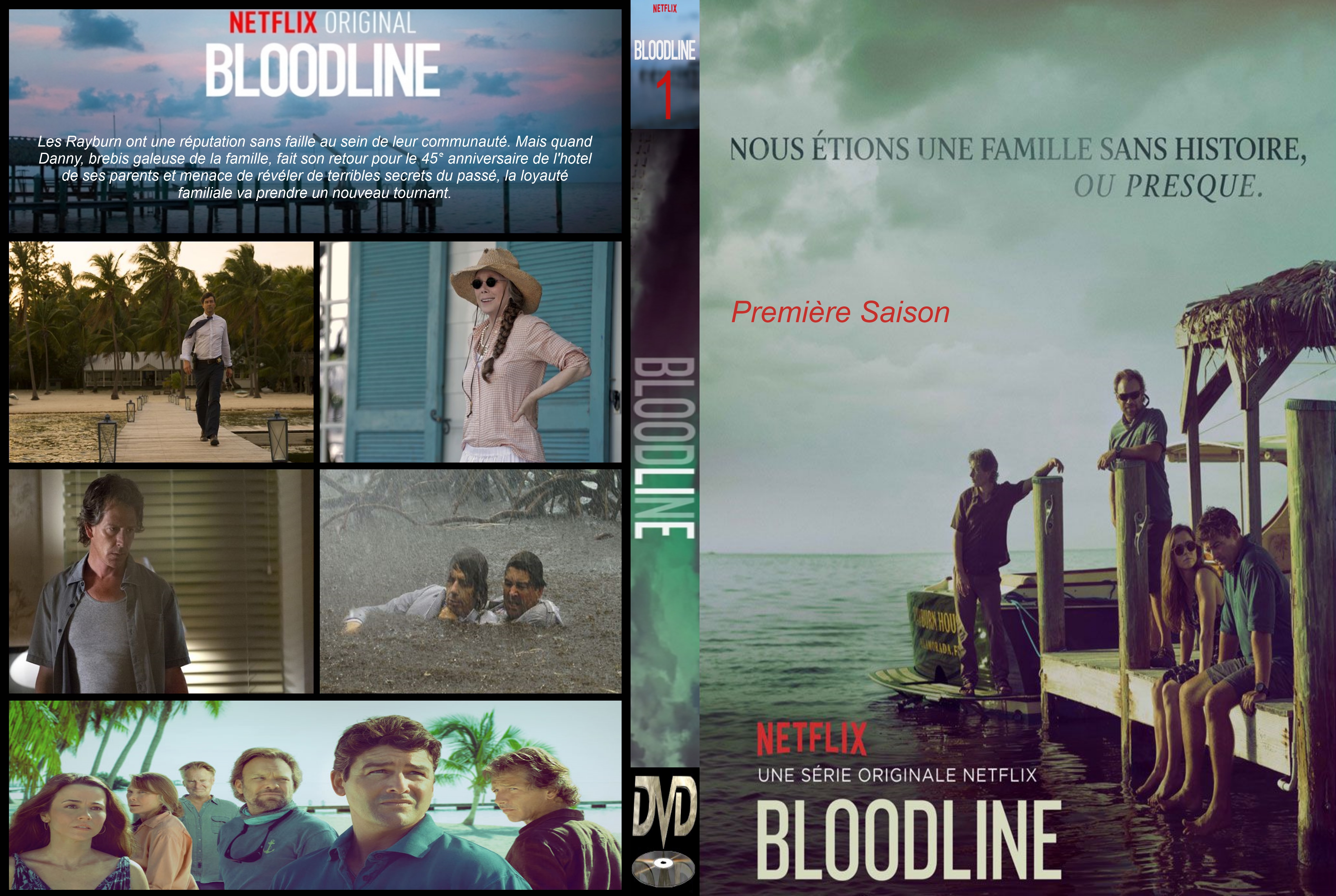 Jaquette DVD Bloodline Saison 1 custom