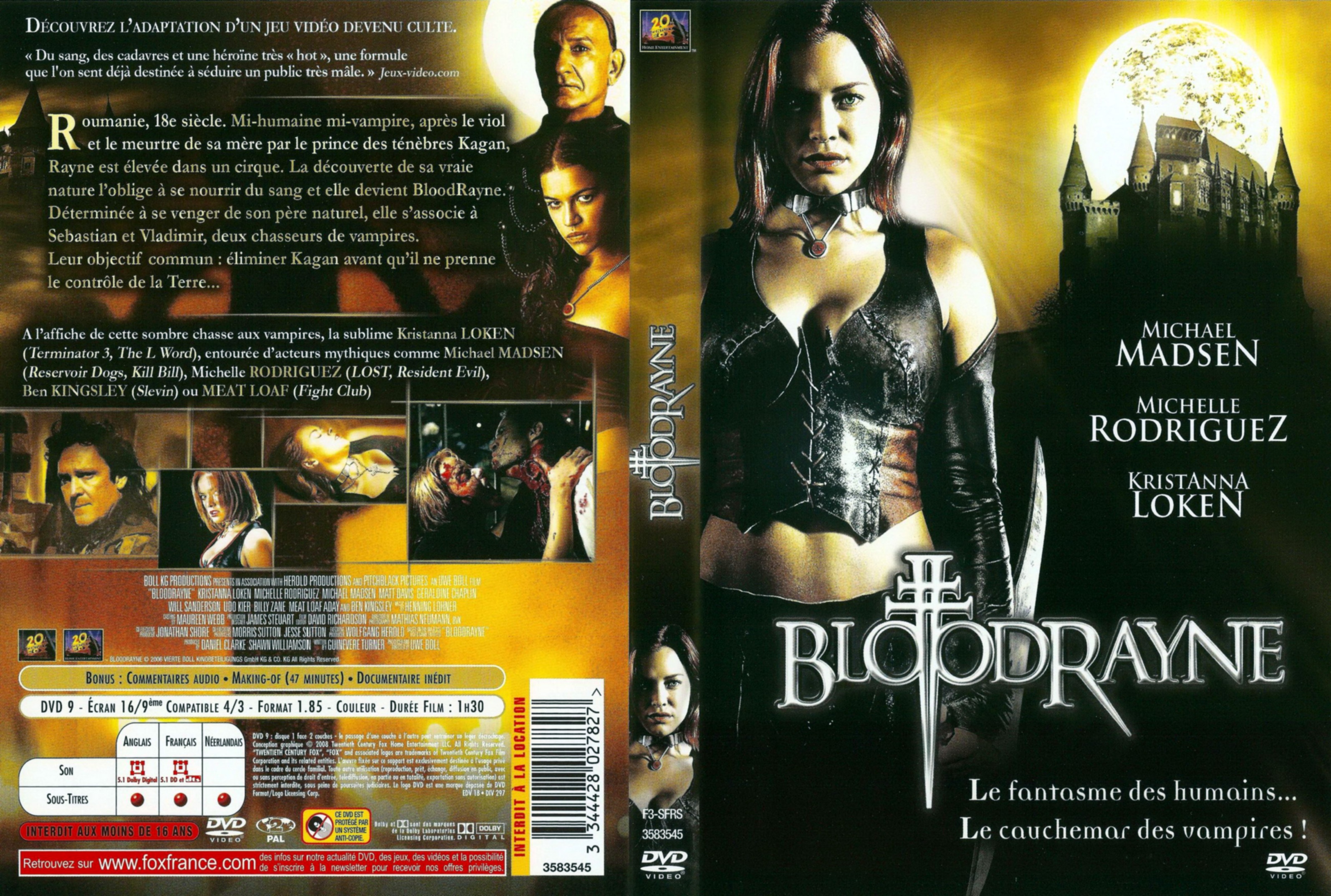 Jaquette DVD Bloodrayne