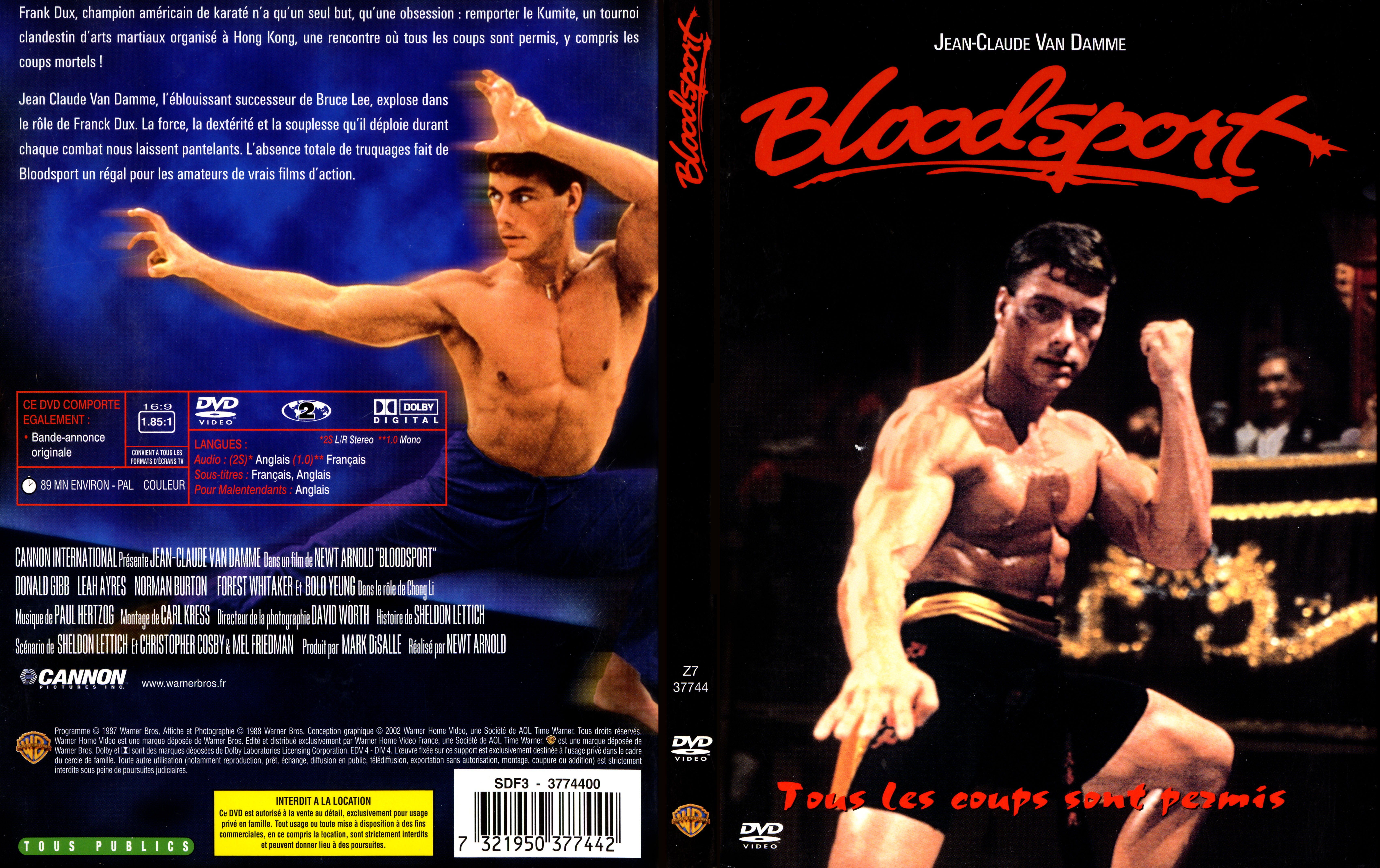 Jaquette DVD Bloodsport