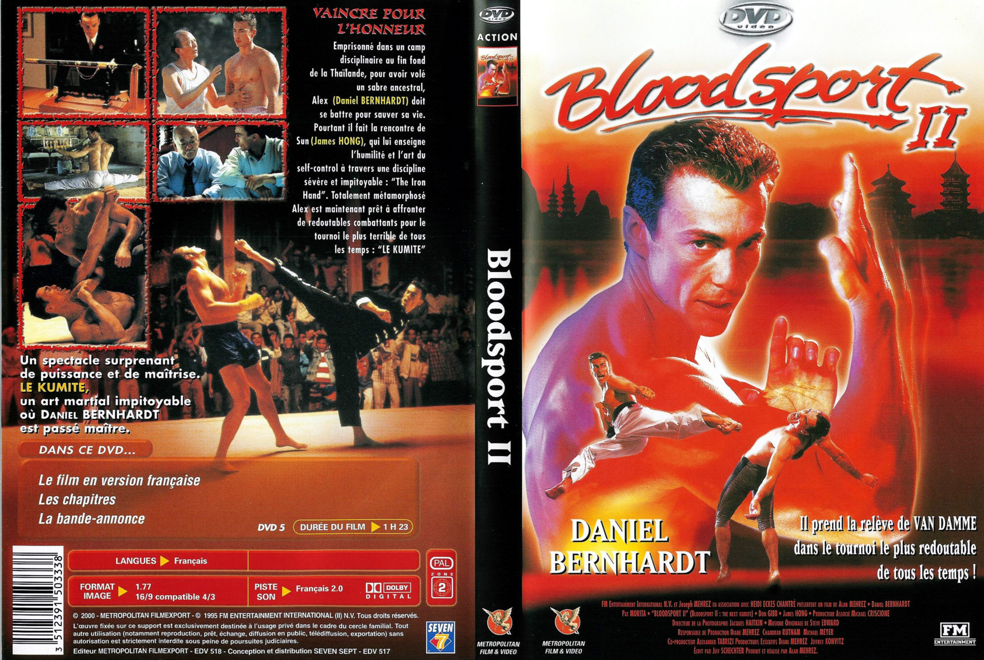 Jaquette DVD Bloodsport 2