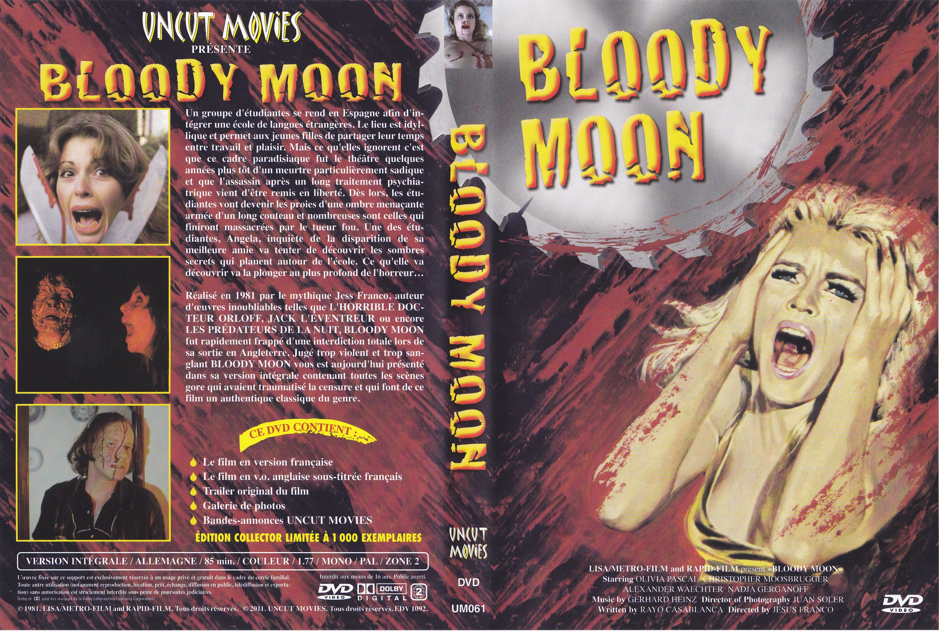 Jaquette DVD Bloody Moon
