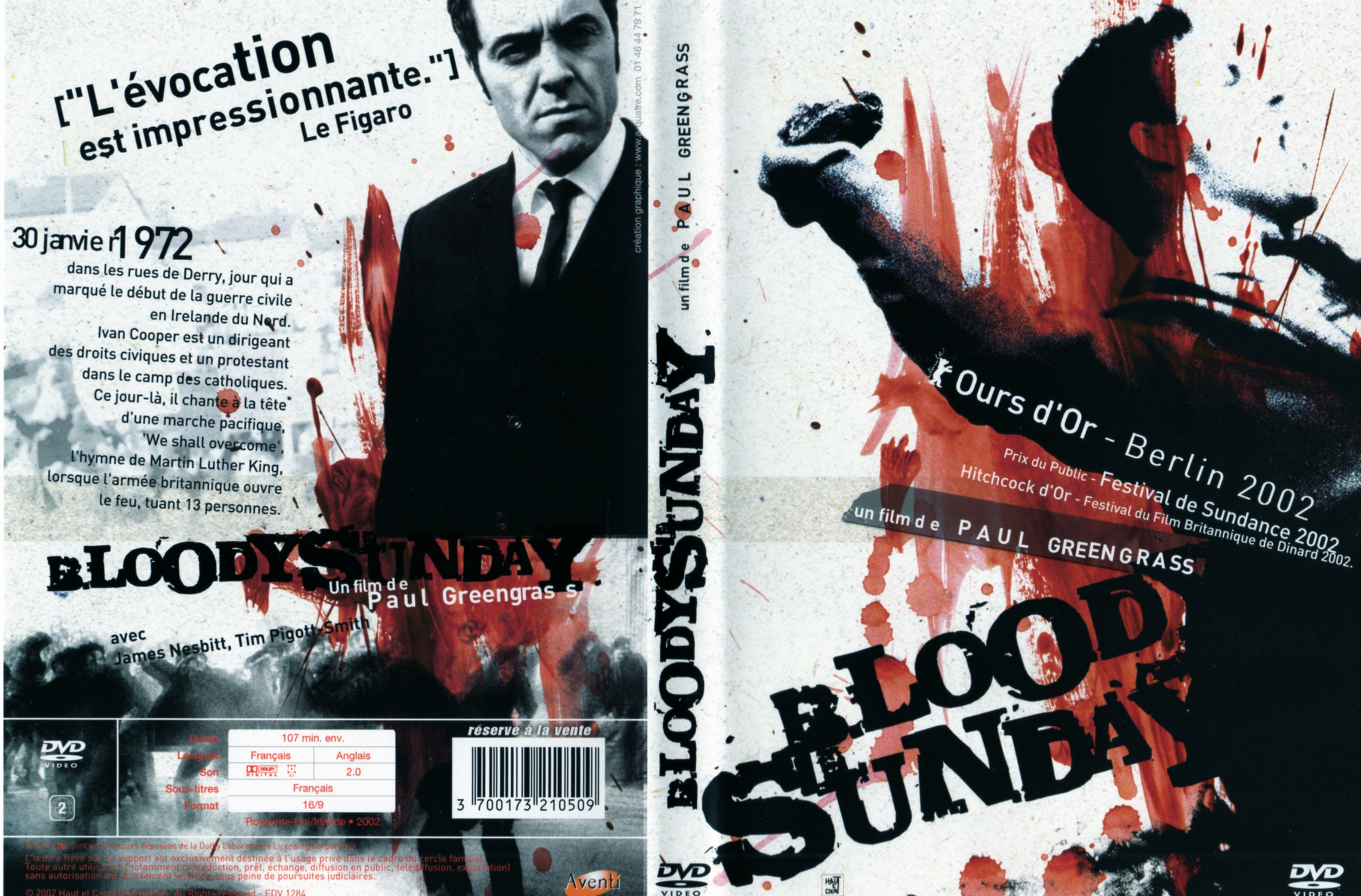 Jaquette DVD Bloody sunday