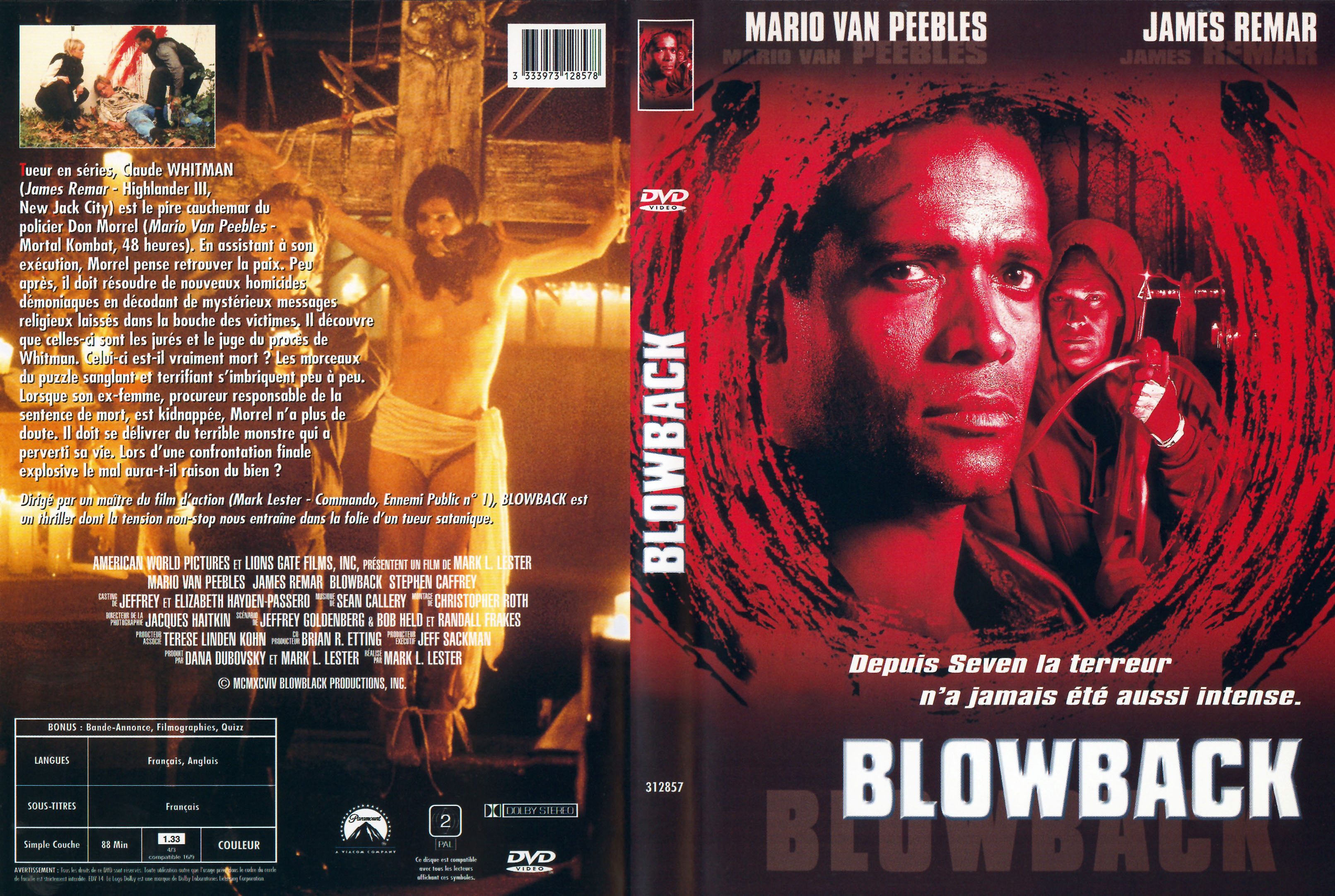 Jaquette DVD Blowback v2